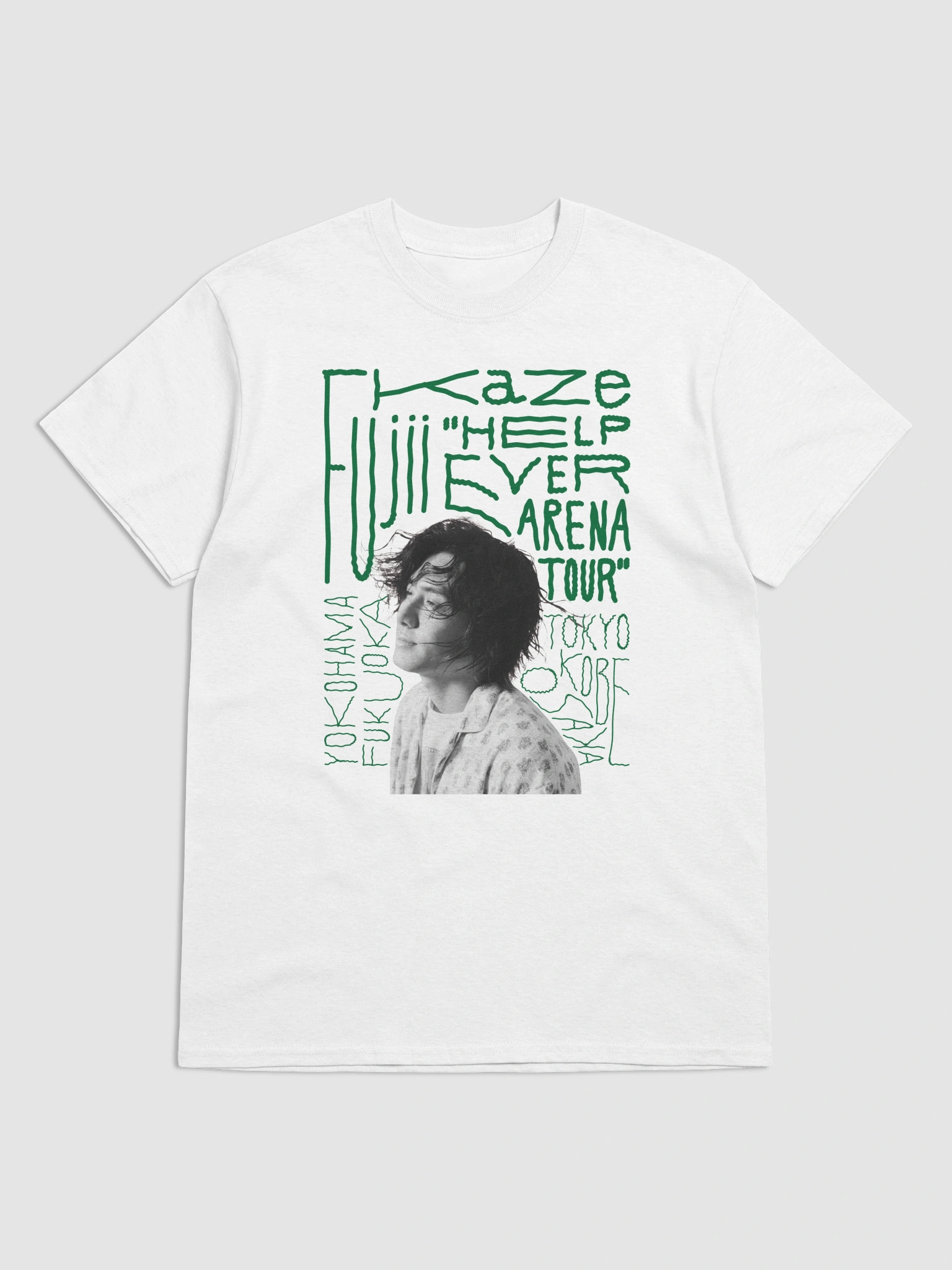 藤井風 Fujiikaze Tシャツ HELP EVER ARENA TOUR Help Ever Arena Tour Fujii Kaze T-Shirt | GiftApparel