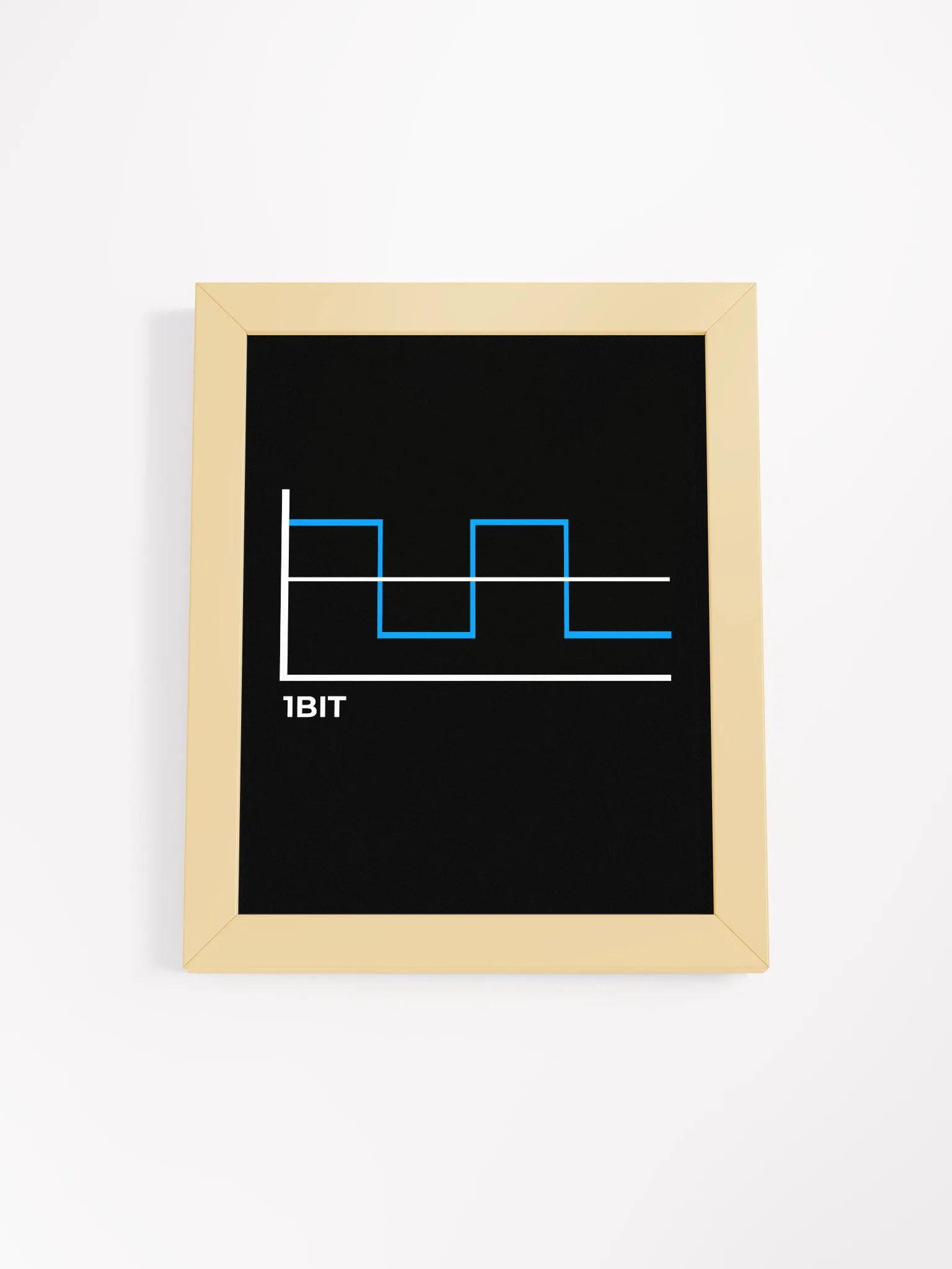 絵画 1st 1BIT Graph High Quality Framed Poster | Jay's iyagi
