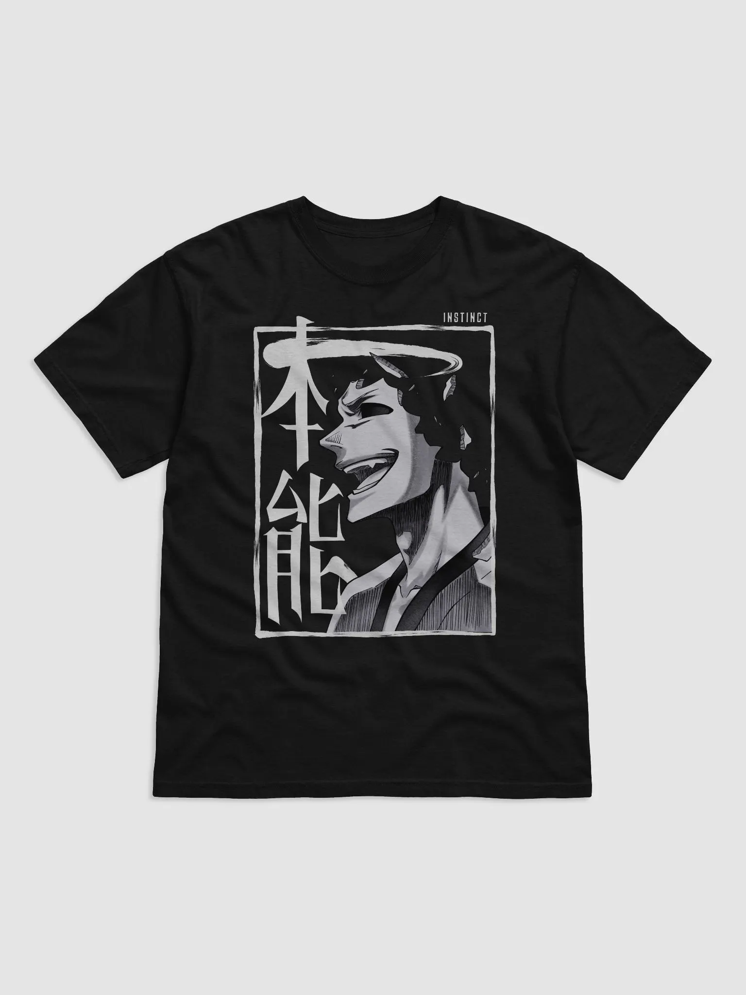 INSTINCT Black T-Shirt | Getsuga | Premium Streetwear