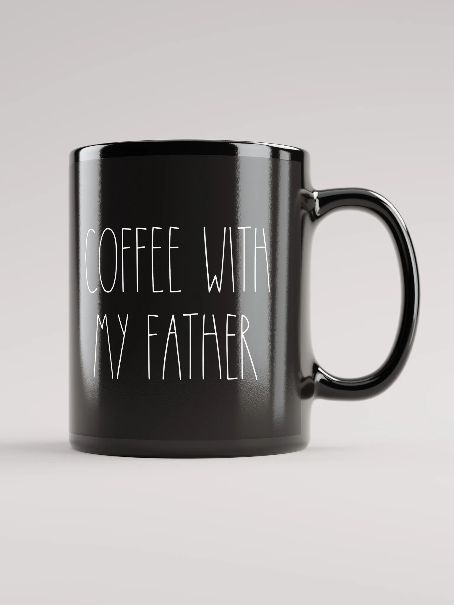 Coffee With My Father Mug (Black)