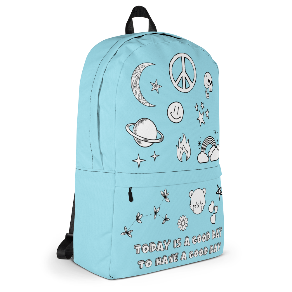Blue backpack for boys, alien backpacks, aesthetic backpacks, cool