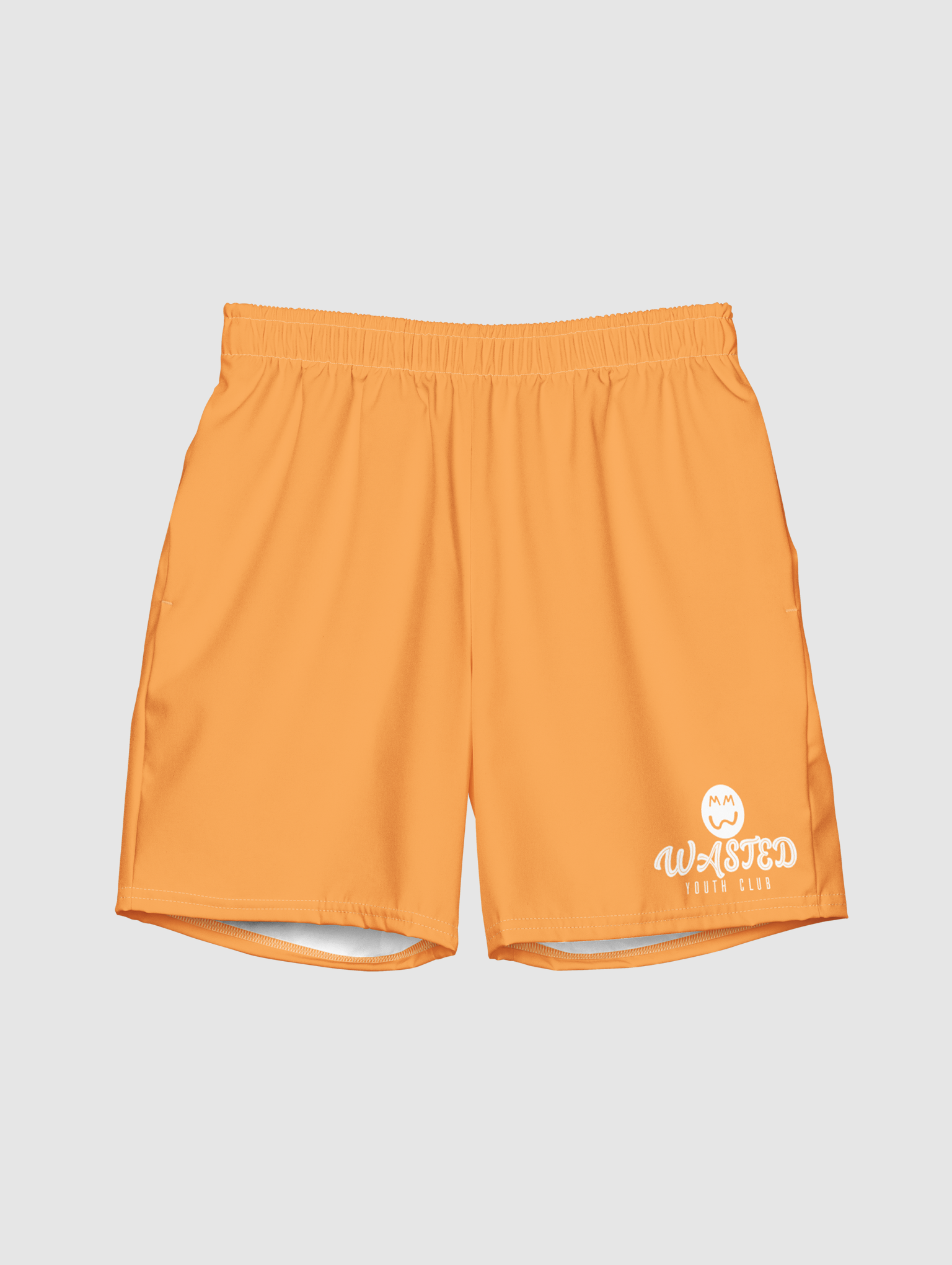 WASTED YOUTH CLUB SWIM TRUNKS (ORANGE)