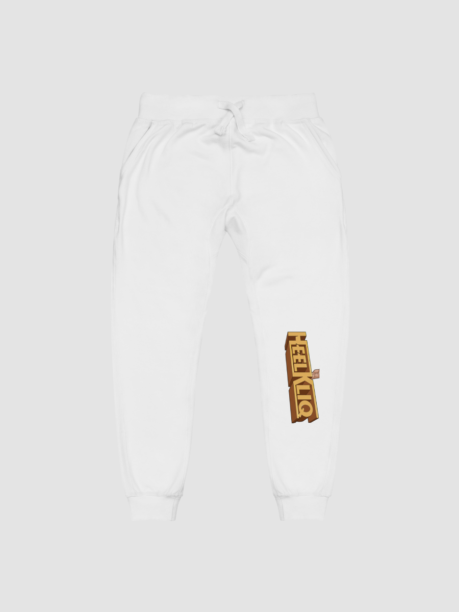 Louisville High School | On Demand | Embroidered Unisex Fleece Sweatpants -  White / XS