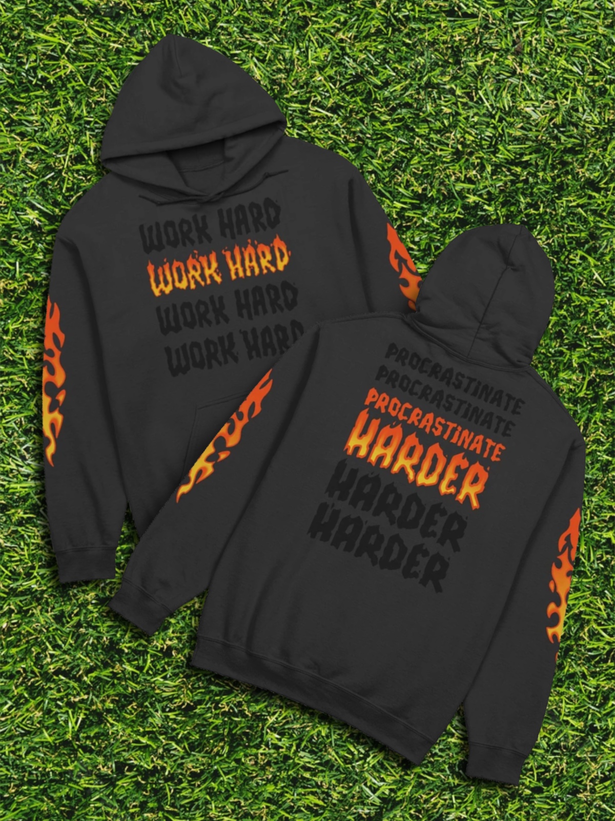 Work harder online hoodie