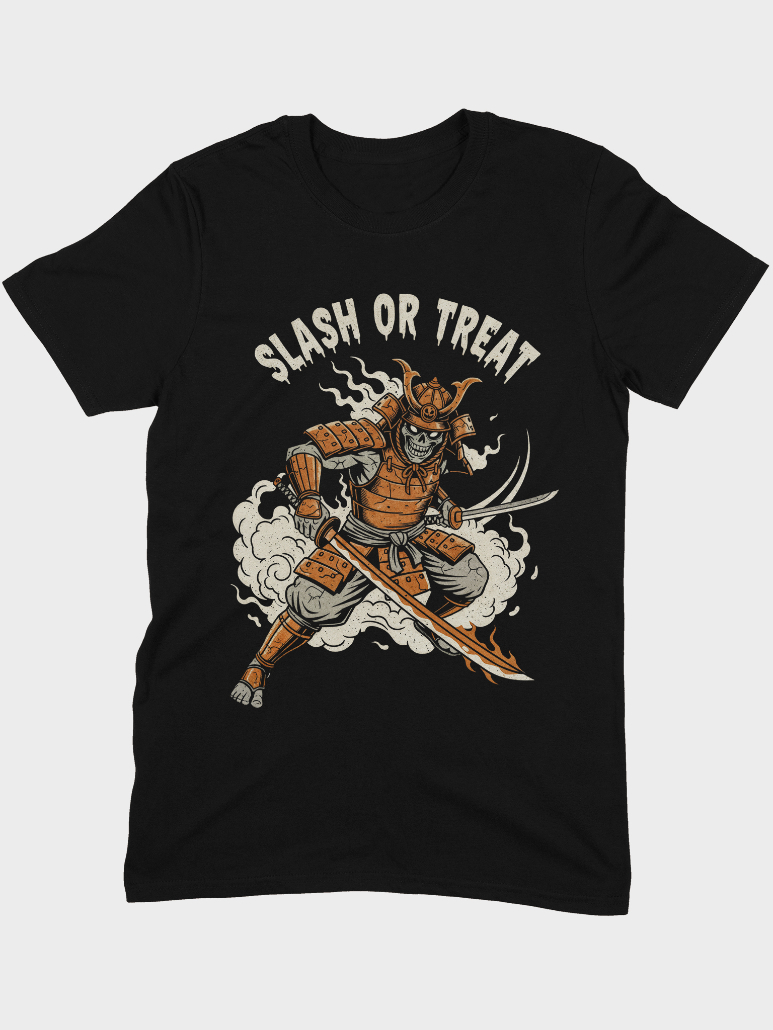 Halloween Samurai Skeleton T-shirt | Budo Gang