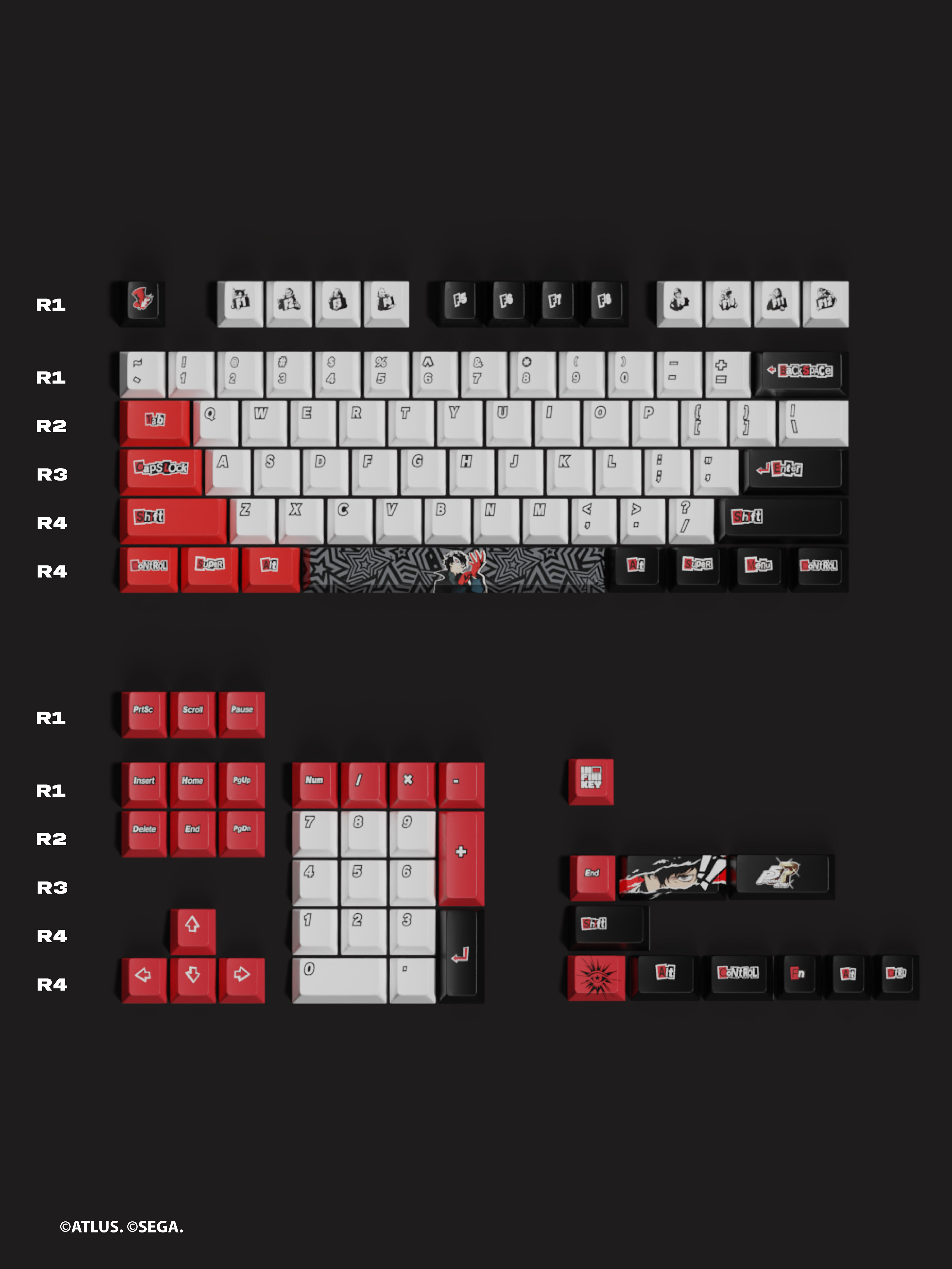 P5R Keycap Set | IFK x Persona