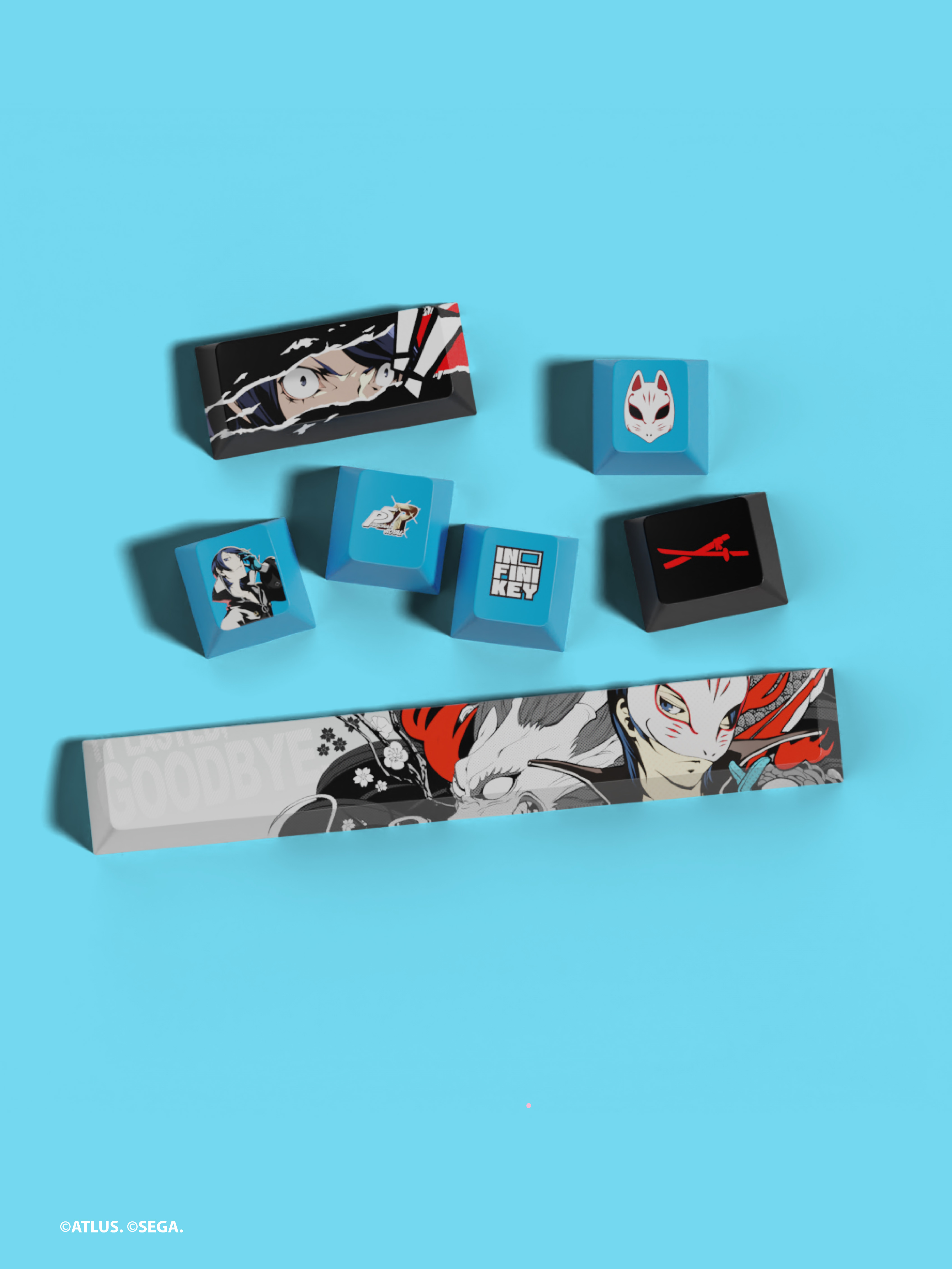 ペルソナ ペルソナ5 P5 キーキャップ マウスパッド ストラップ IFK ペルソナ ペルソナ5 P5 キーキャップ マウスパッド ストラップ