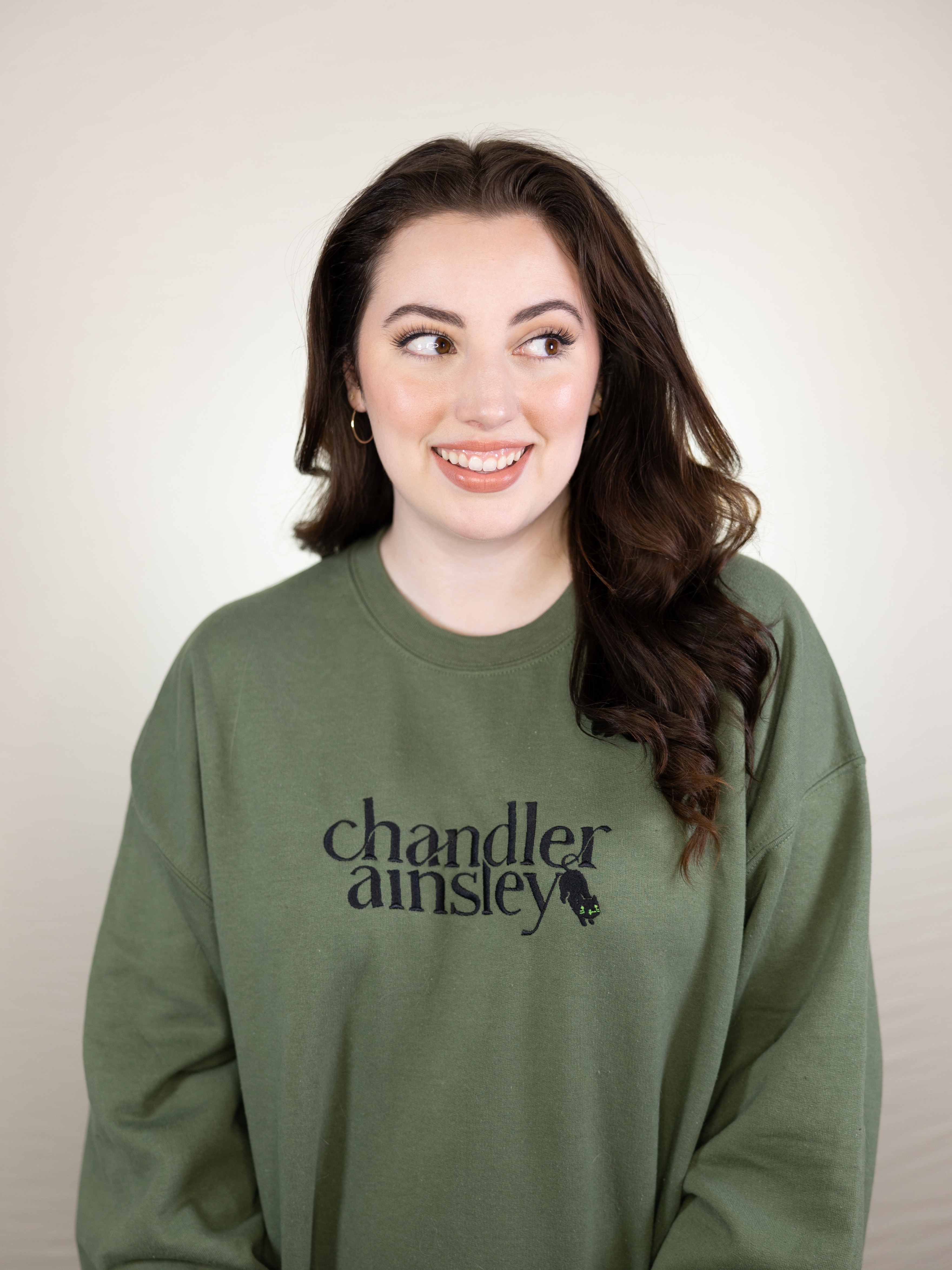 Chandler Ainsley Embroidered Logo Sweatshirt