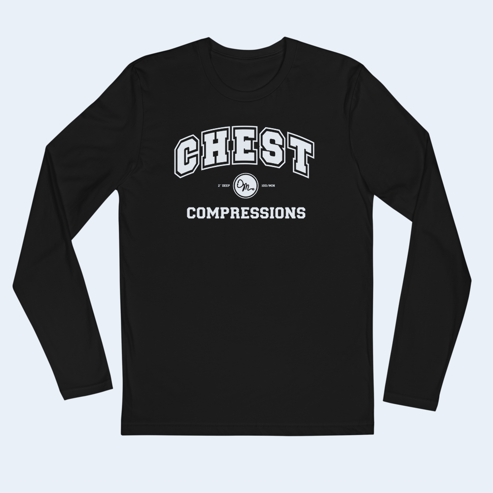 Chest Compressions University Long Sleeve Shirt | Doctor Mike