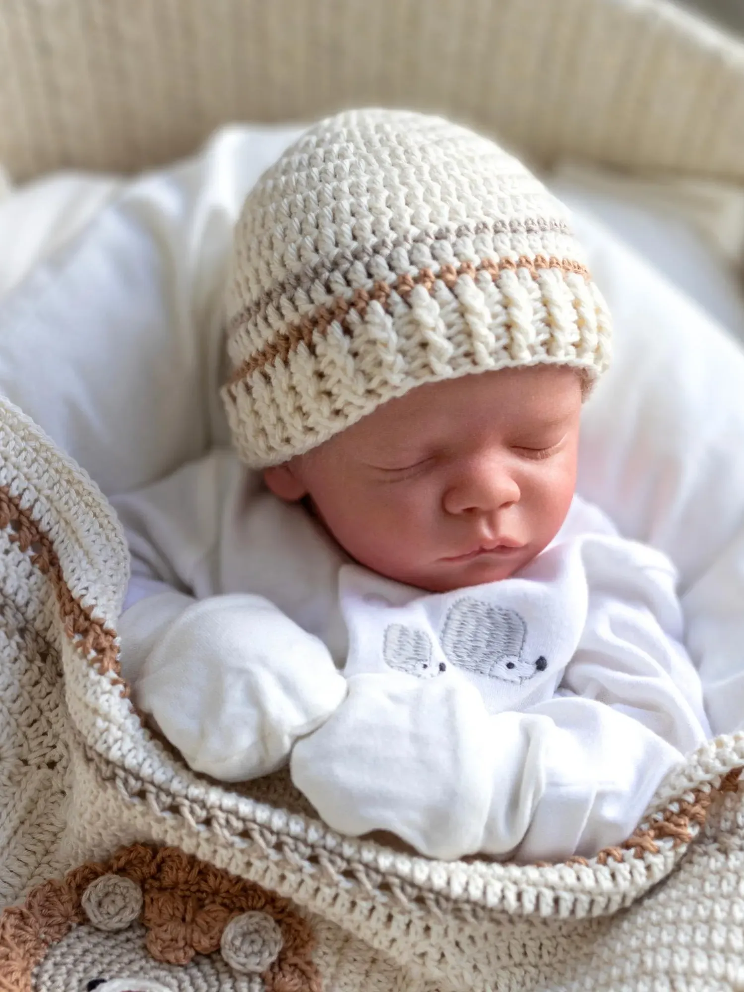 Crochet Pattern: Striped Baby Hat | Maisie and Ruth