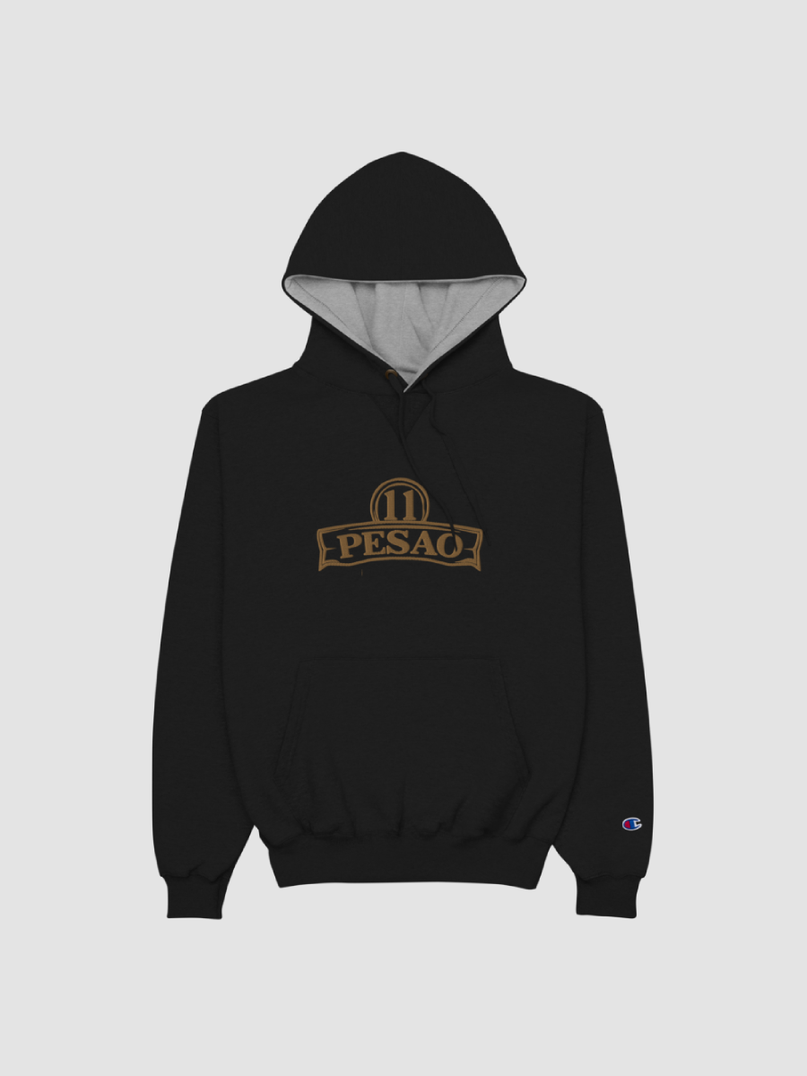 Champion black discount and gold hoodie