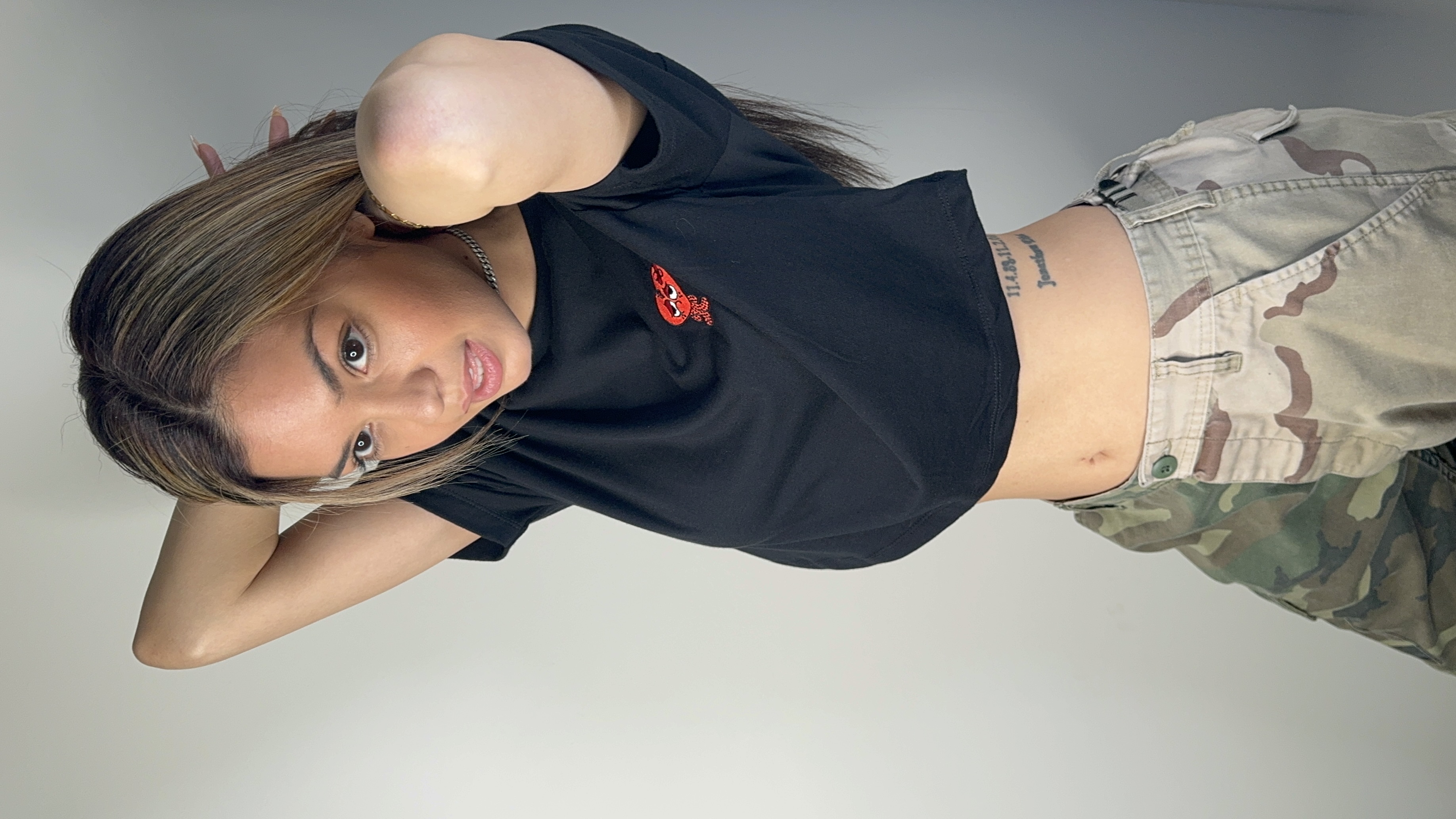 【CPGN STUDIO】24SS★ Rough Heart Crop Short Sleeve Tee MUSINSA | CPGN STUDIO Heart Luna Short Sleeve T-shirt Brown
