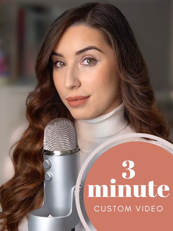 Custom Video Message [3 Minutes] ASMRxBABEE