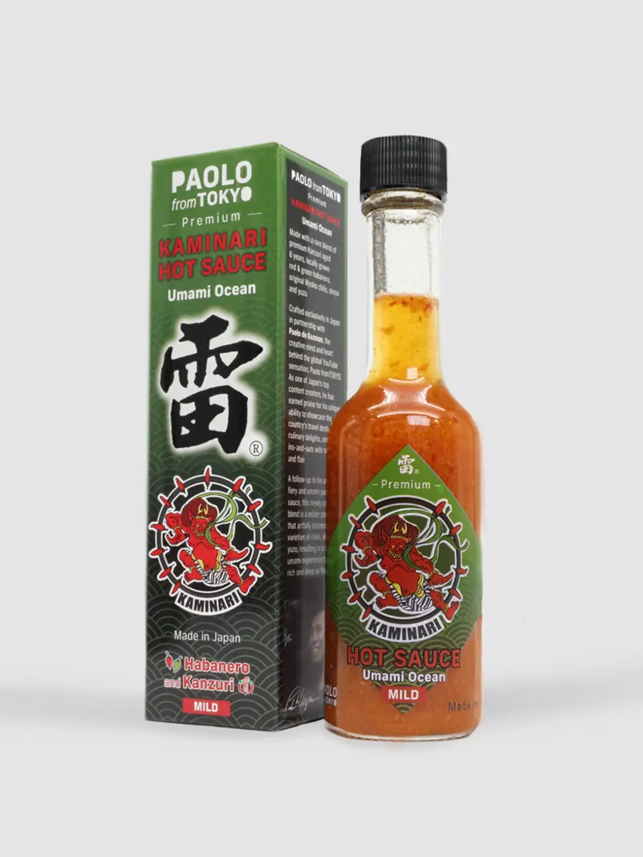 Paolo fromTOKYO Premium Kaminari Hot Sauce - Umami Ocean