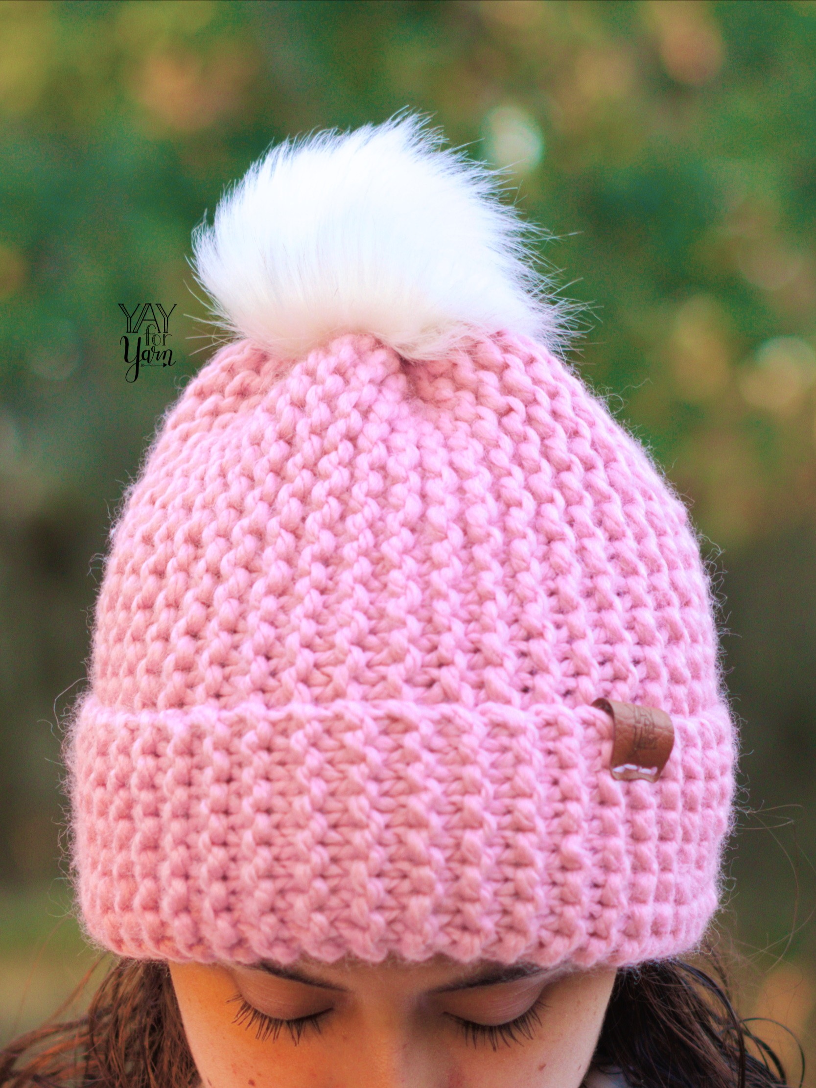 帽子 Y.A.R.N Knit Hat Mid-Season Knit Hat With Strings Taupe - Deux par Deux
