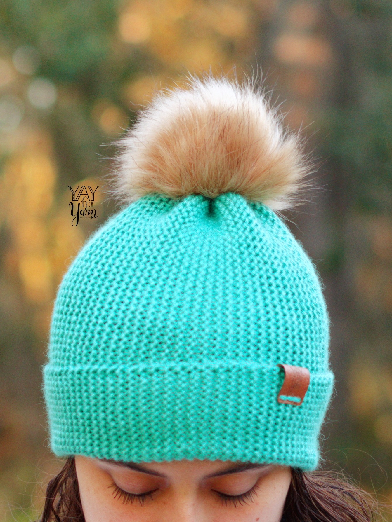 Easiest Knitted Hat EVER - PDF Knitting Pattern & Video