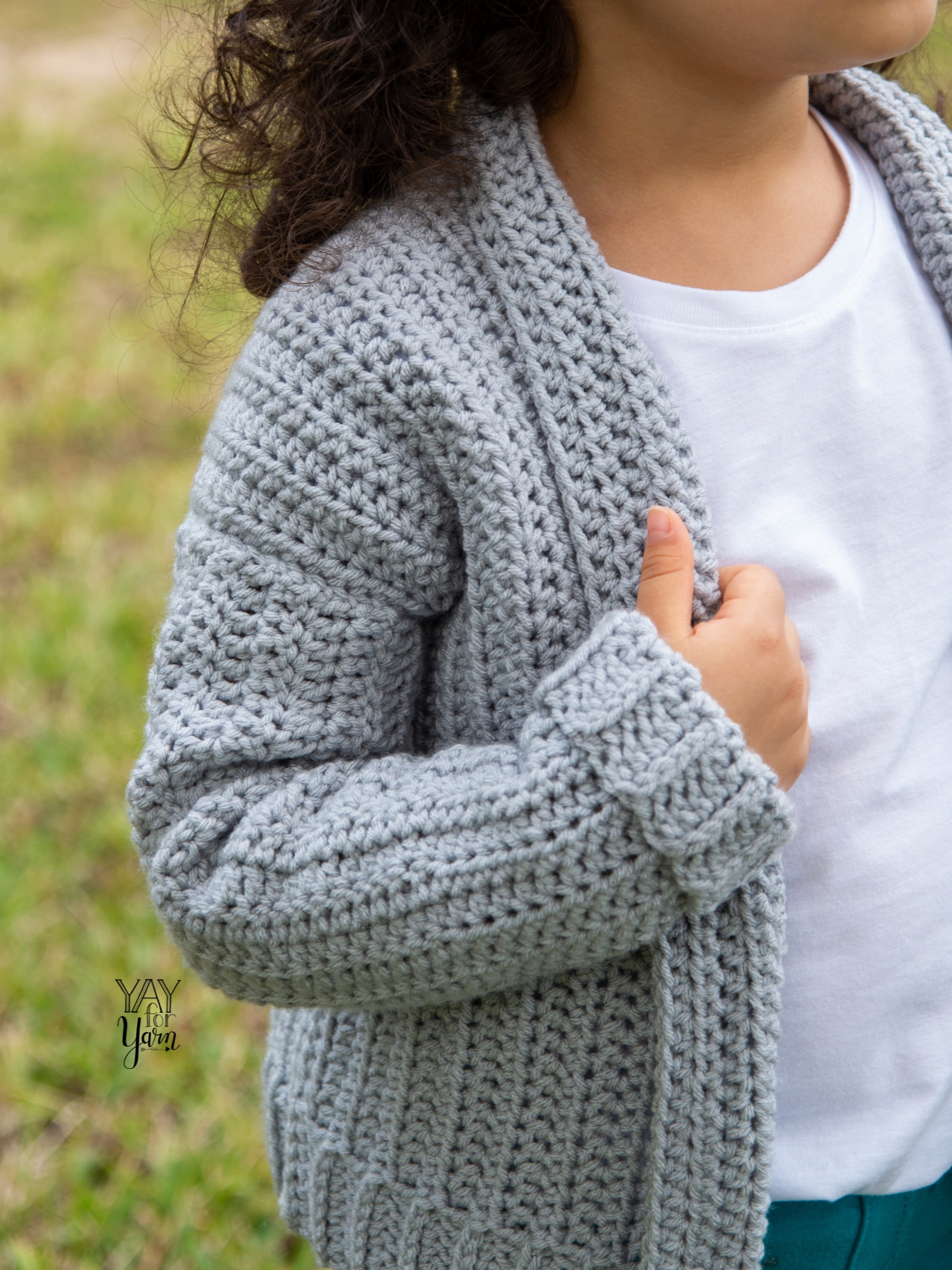 Mini Cozy Cardigan - Children's Sweater PDF Crochet Pattern