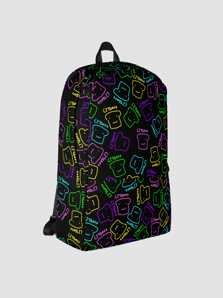 Never broke shop again bookbag