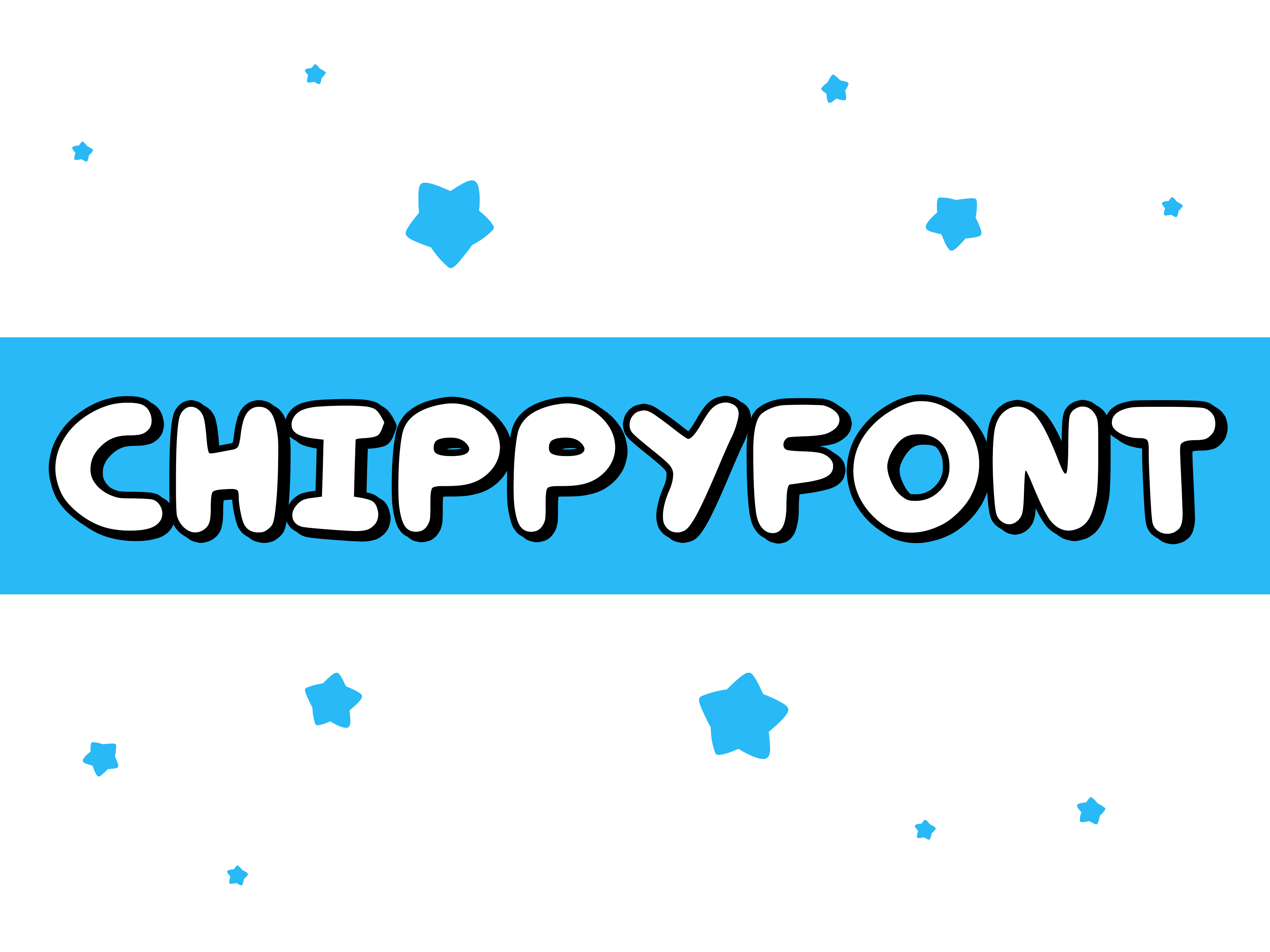 Chippyfont (the Chipflake font) [Version 2] | Chipflake.shop