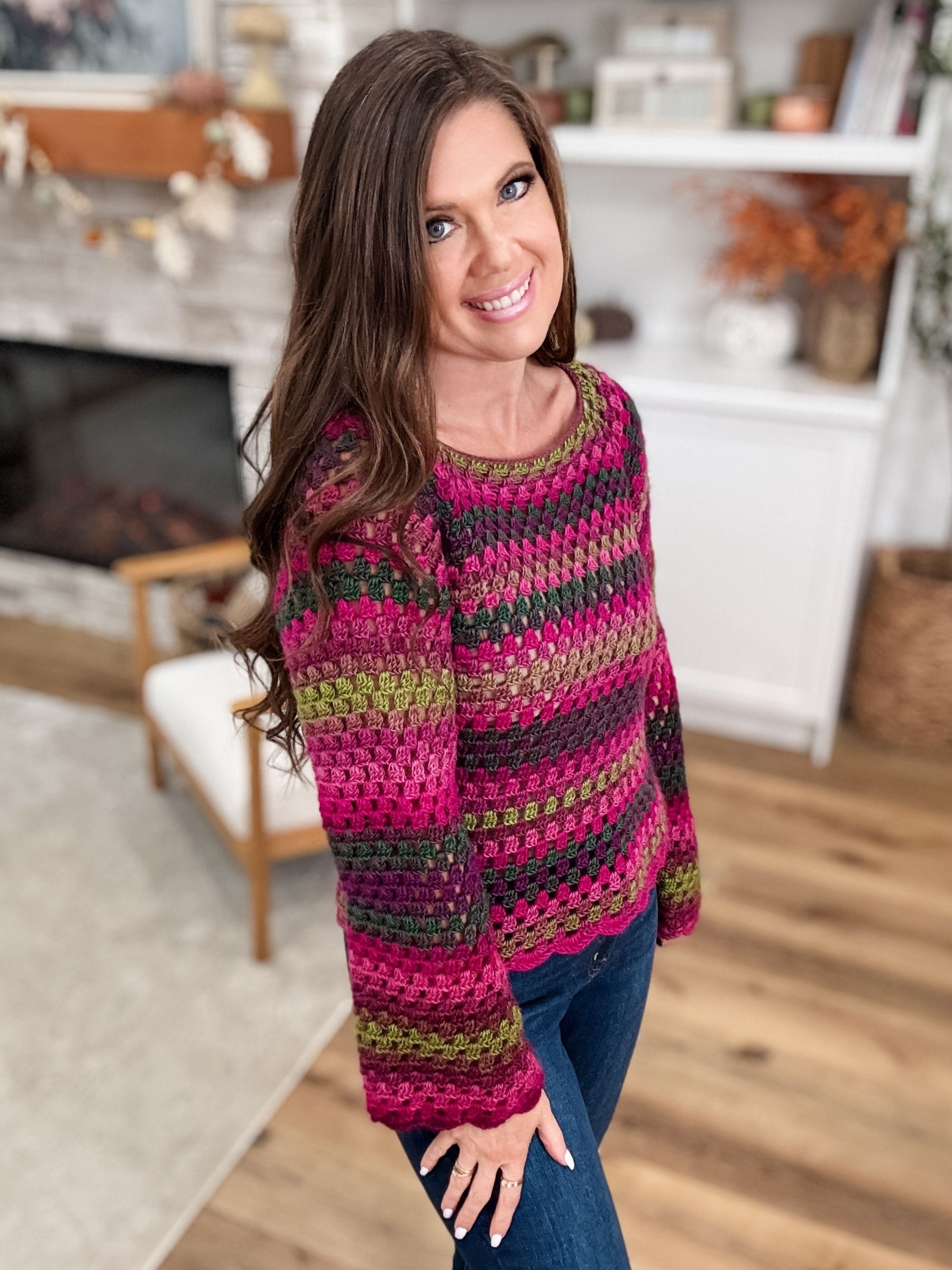 Old Town Sweater Crochet Pattern | MJ's Off The Hook Designs