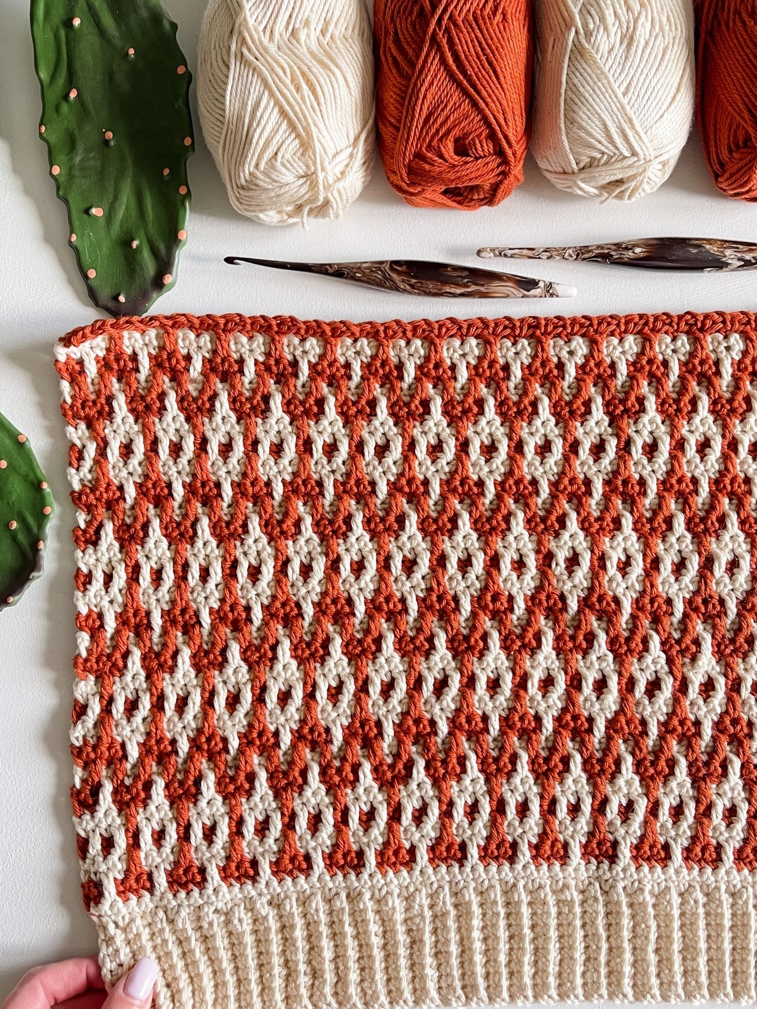 Hello Pumpkin Mosaic Cardigan Crochet Pattern | MJ's Off The