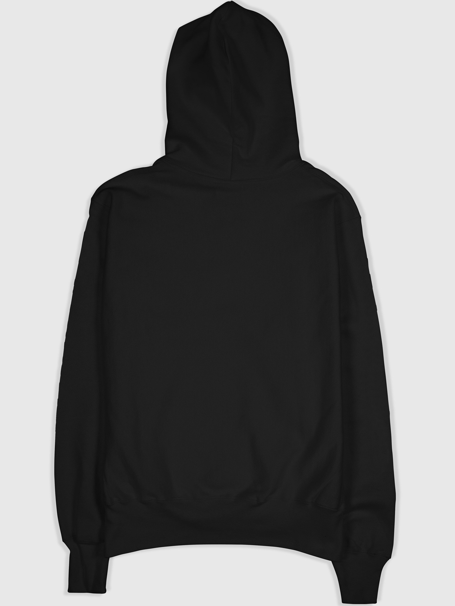 EMBROIDERED BLACK WORDMARK HOODIE | DopeSoul