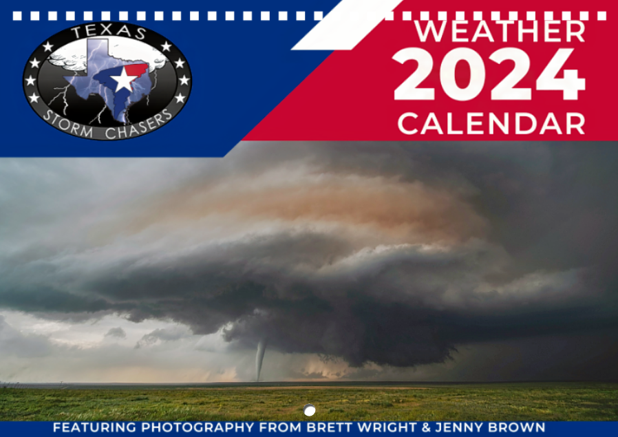 2024 Weather Calendar Texas Storm Chasers Store