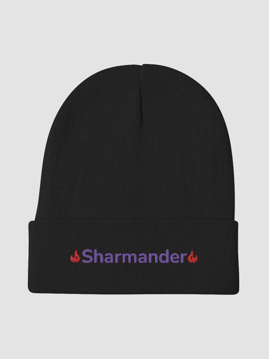 Knit Sharmander Beanie (Purple) | Sharlazard