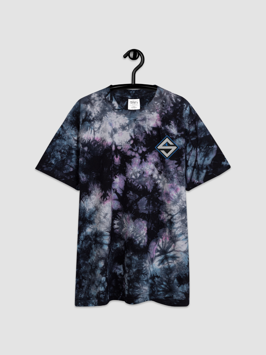 Big Sur Embroidered Shaka Wear Over Sized Tie-Dye T-Shirt
