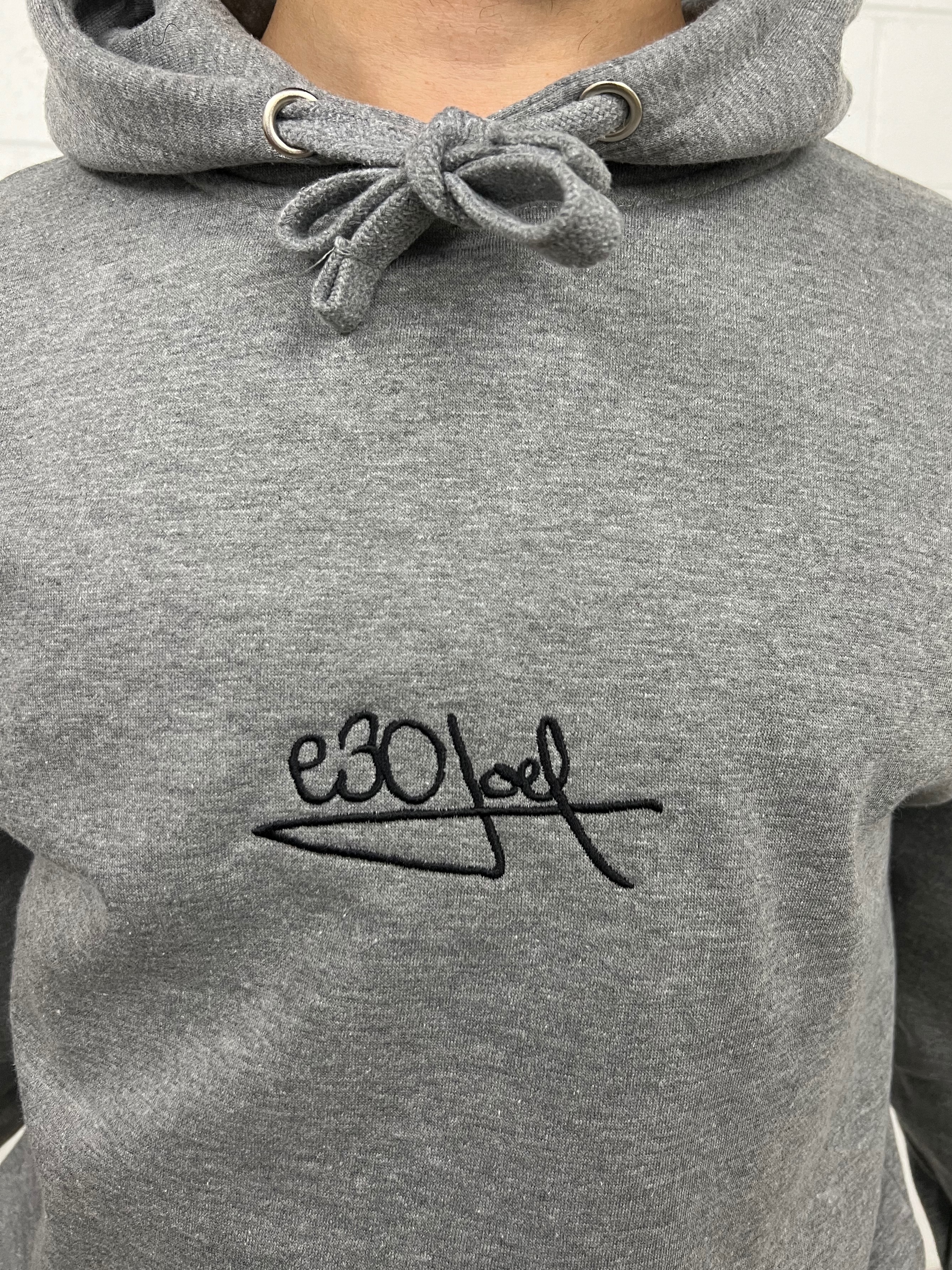 e30joel Embroidery Signature Hoodie (Black Stitch) | ImJoel