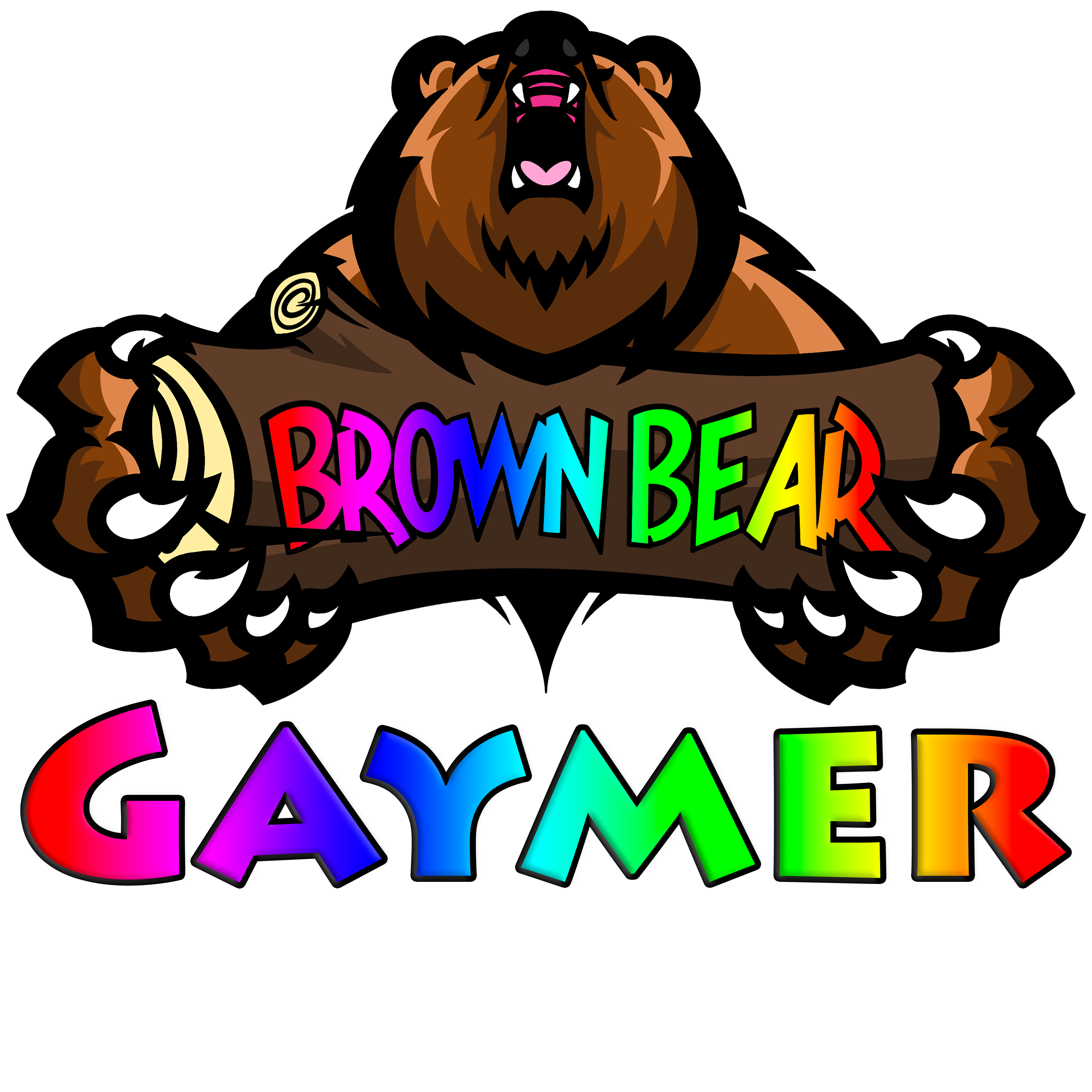 Brown Bear Rainbow Pride
