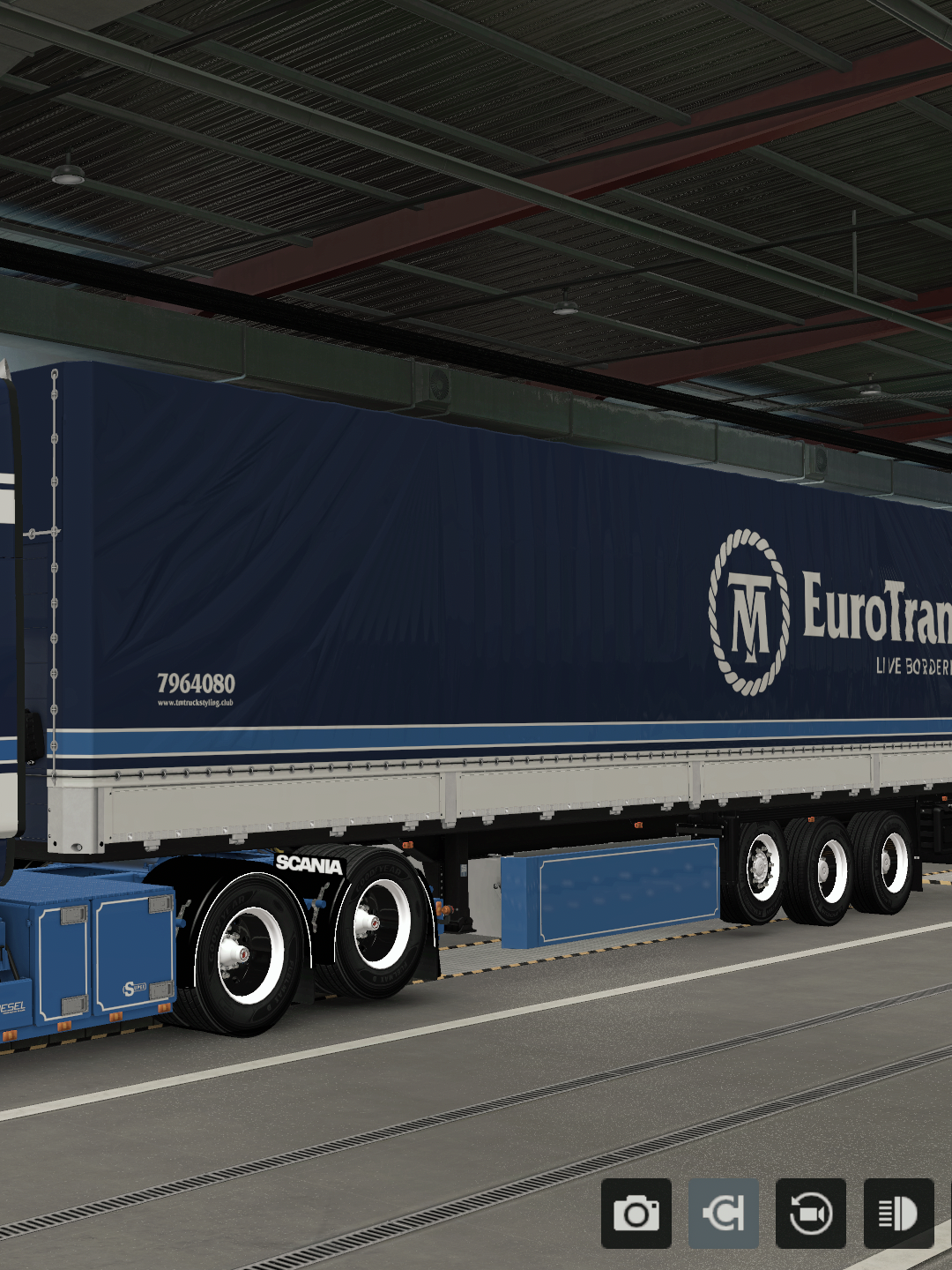 Ets Tm Multicolor Skin Pack For Scania Pgr With Rigid Trailer