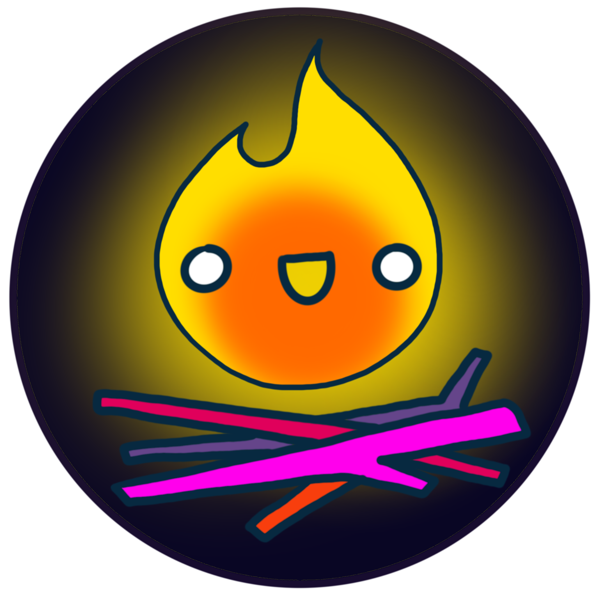 *RARE BADGE* FIRES BURNING CAMP CHAOS BADGE 2024 The Detention Hut