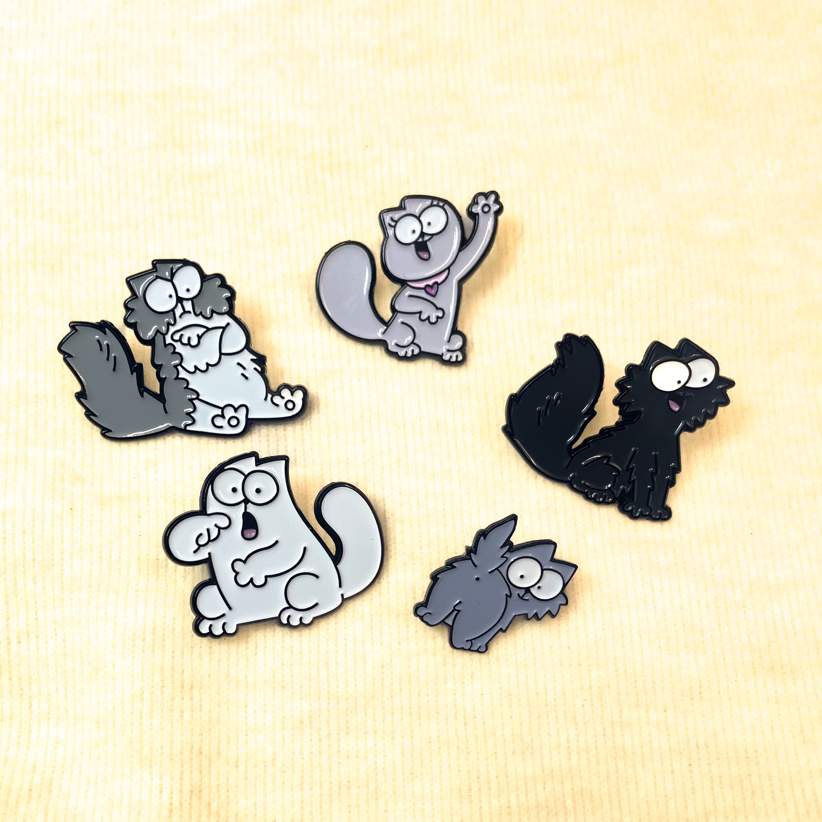 Simon's Cat and Friends Pin Set [PreOrder] Simon's Cat Merch