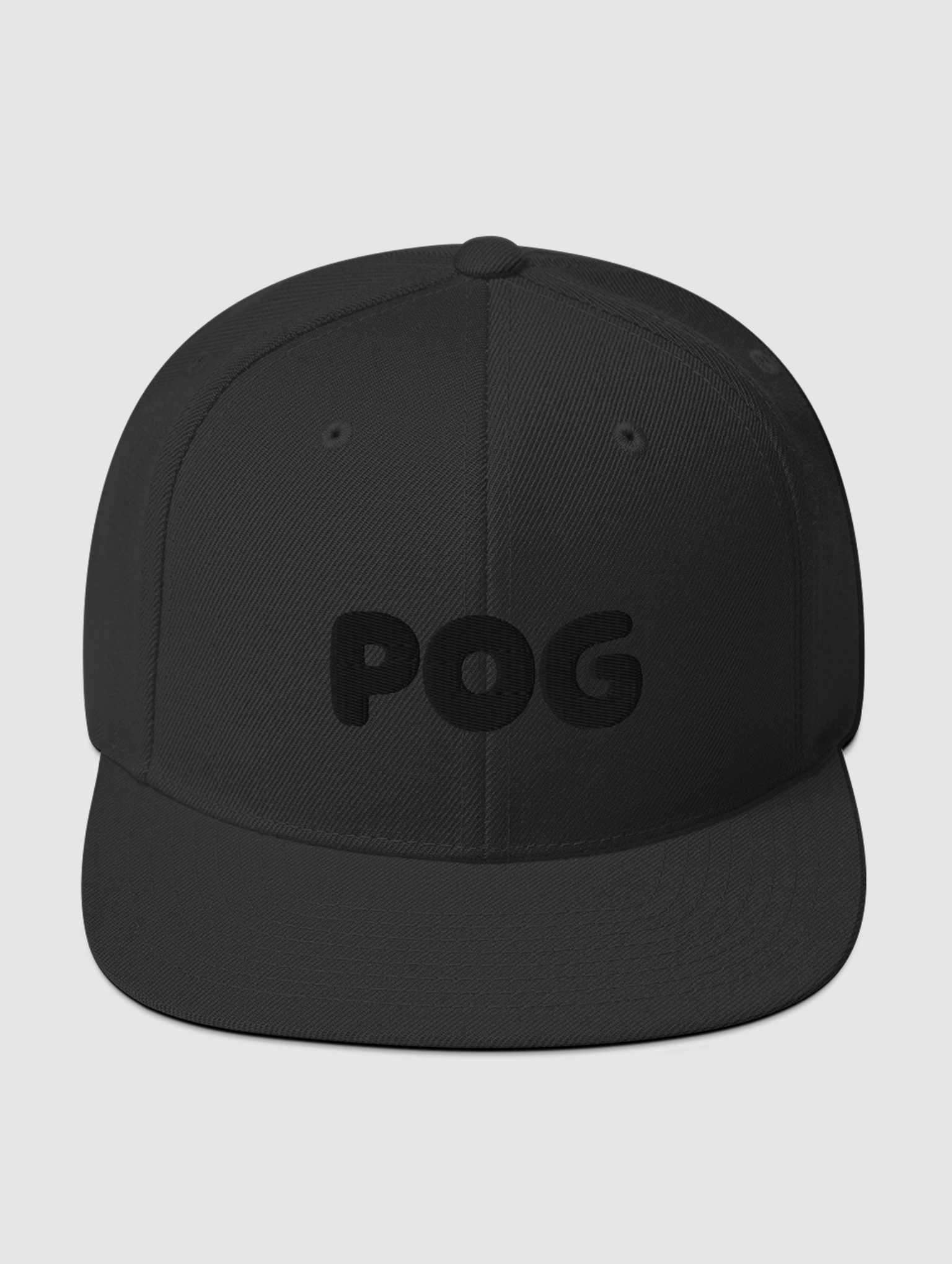 POG Snapback Hat - Black/Black | Pog