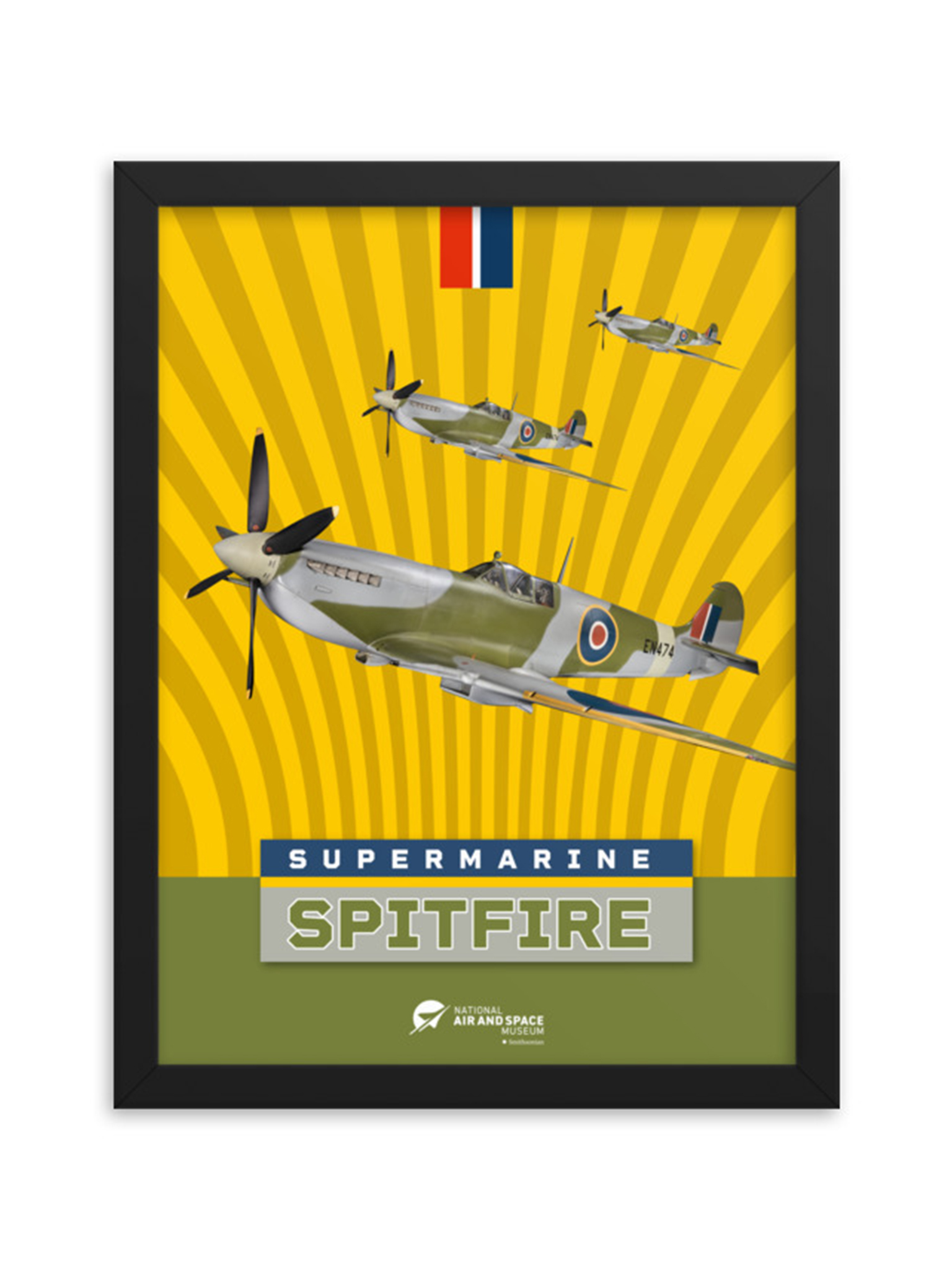 framed spitfire picture