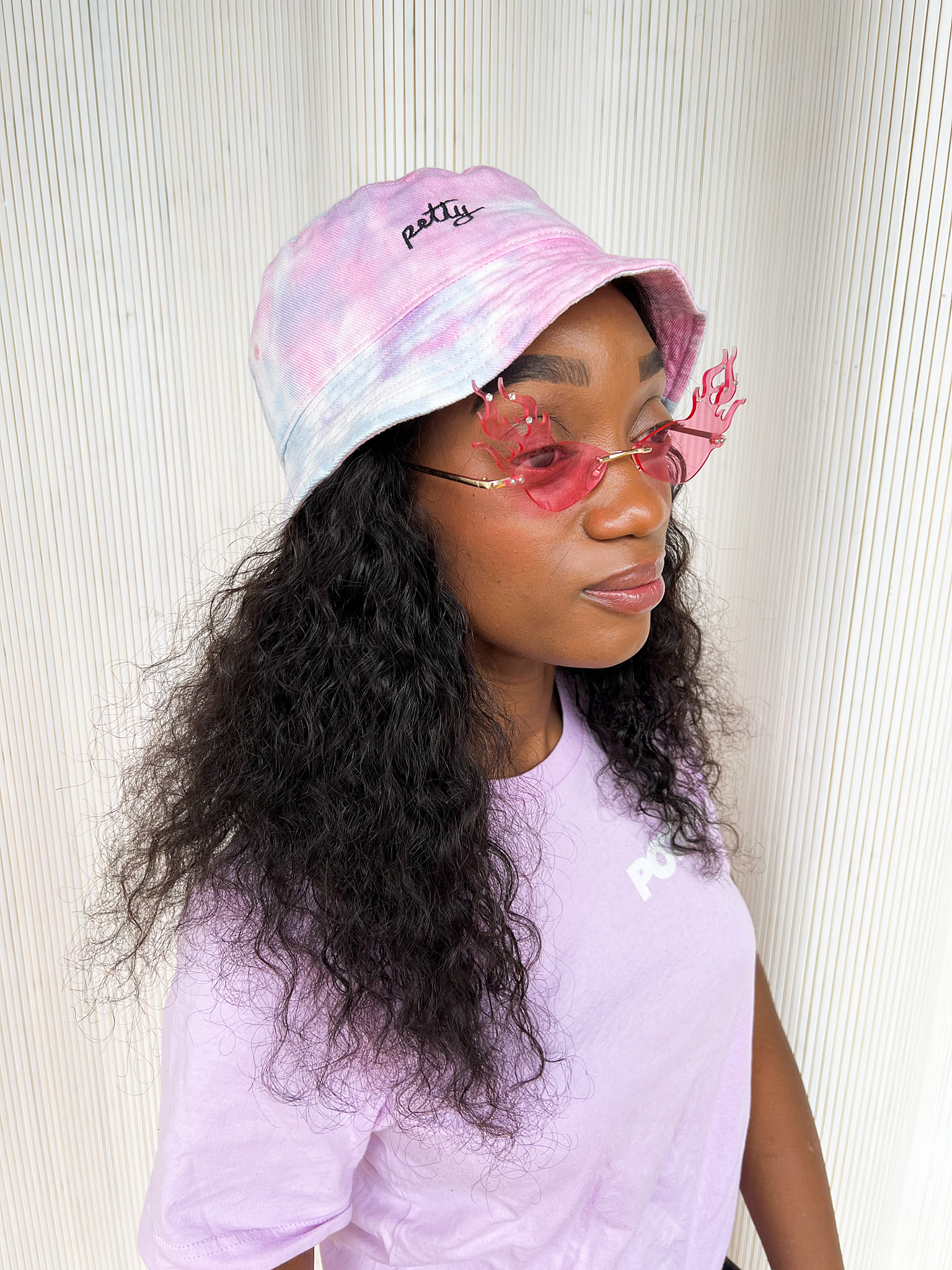 Pink cheap petty hat