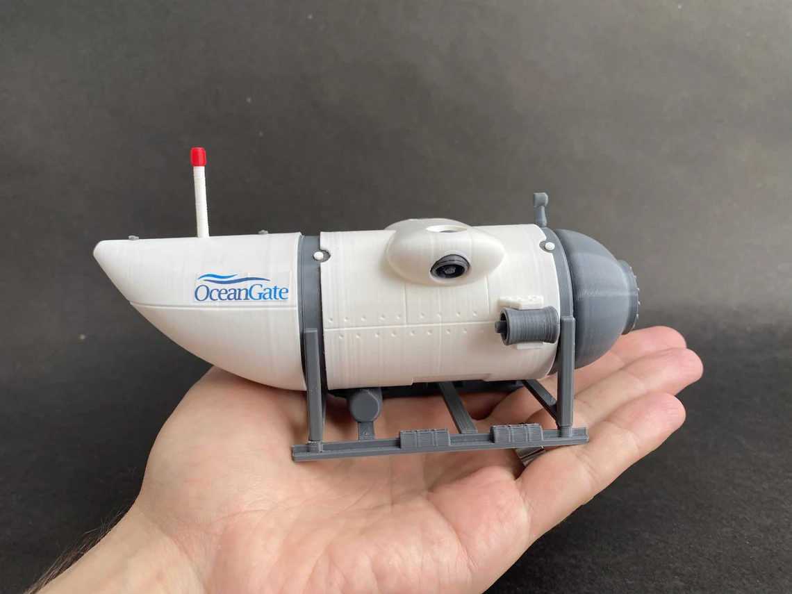 Ocean Gate Titan submersible detailed 3d printed submarine Ocean Gate Titan submersible detailed 3d printed submarine