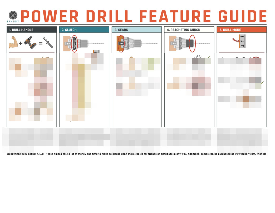 Power Drill Feature Guide LRN2DIY