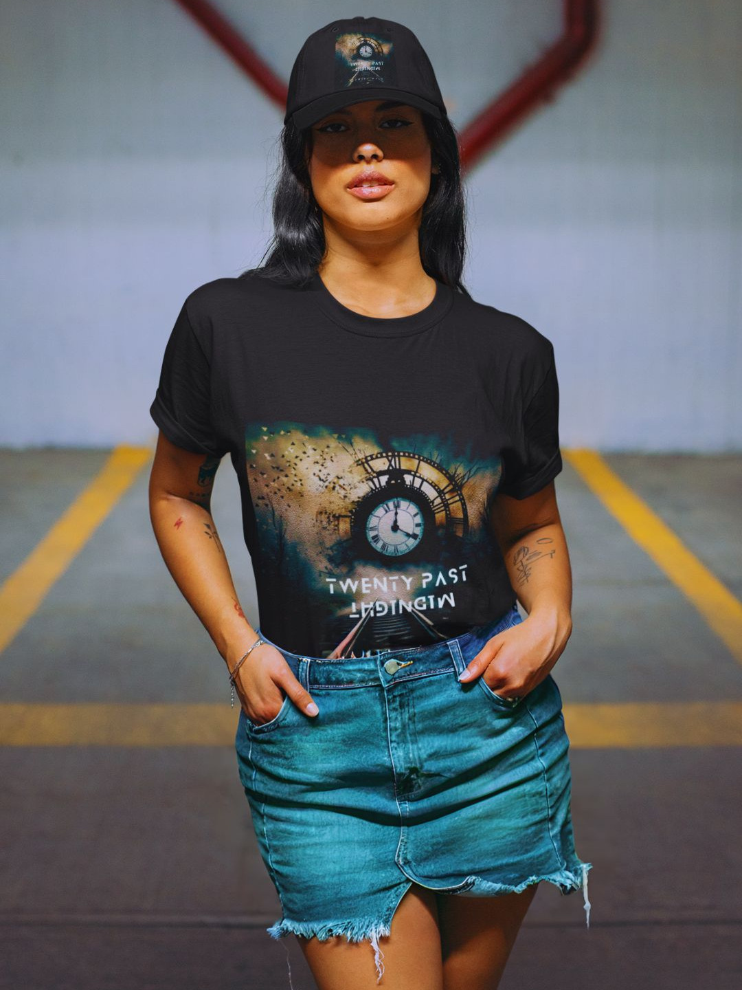 ミュージシャン message bottle T-shirt AOMORI edit. TWENTY PAST MIDNIGHT UNISEX T Shirt (Official aRtist Merch