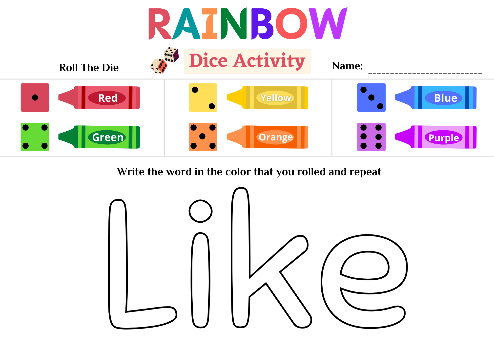 95 unique rainbow writing worksheets
