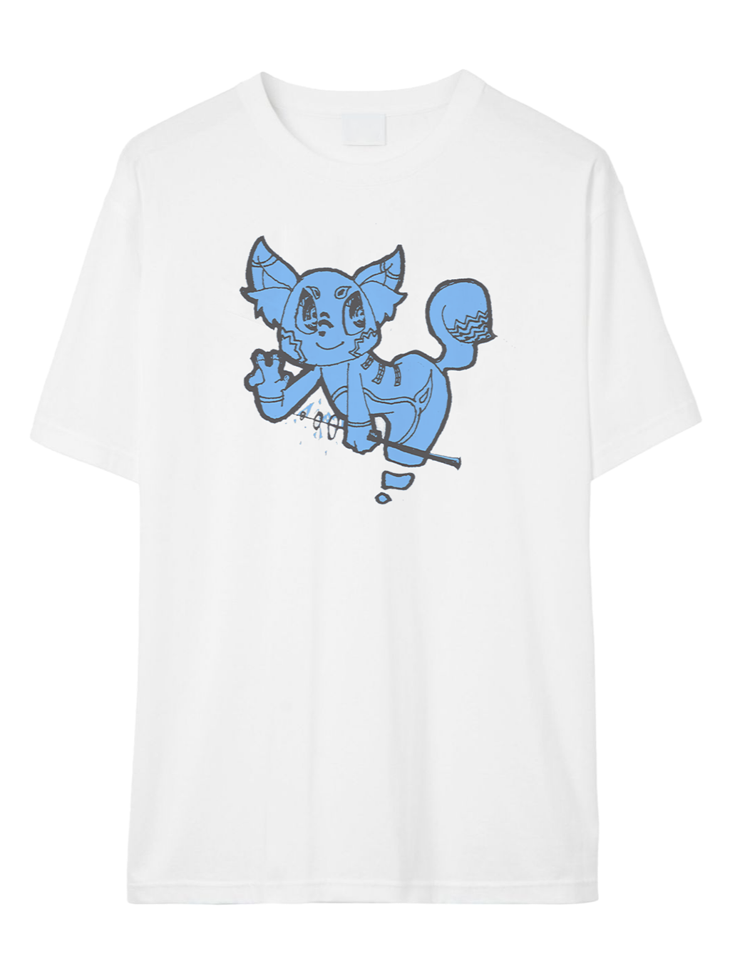 Blue Cat Spirit T-Shirt
