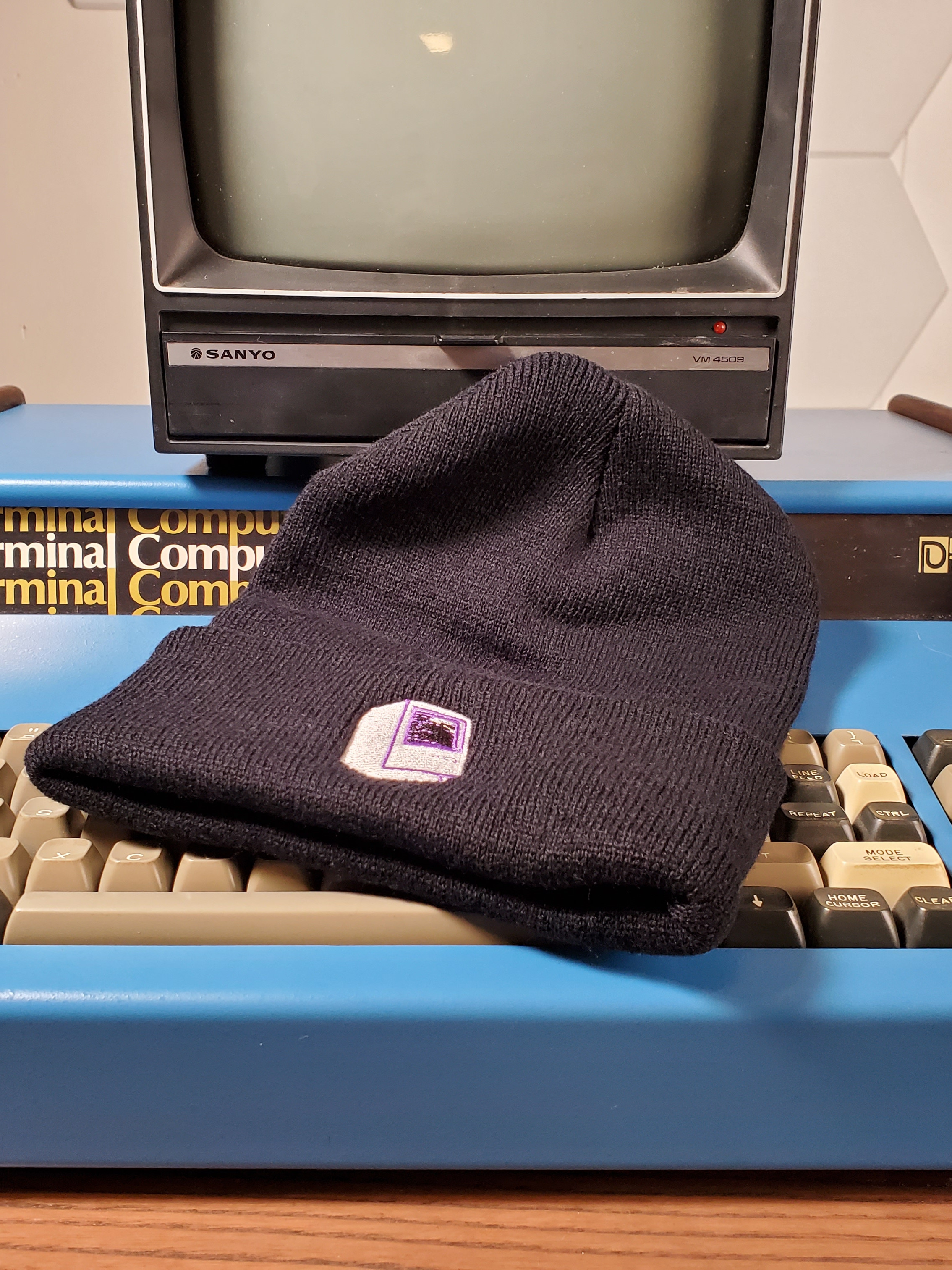 Embroidered Plus Beanie | Action Retro