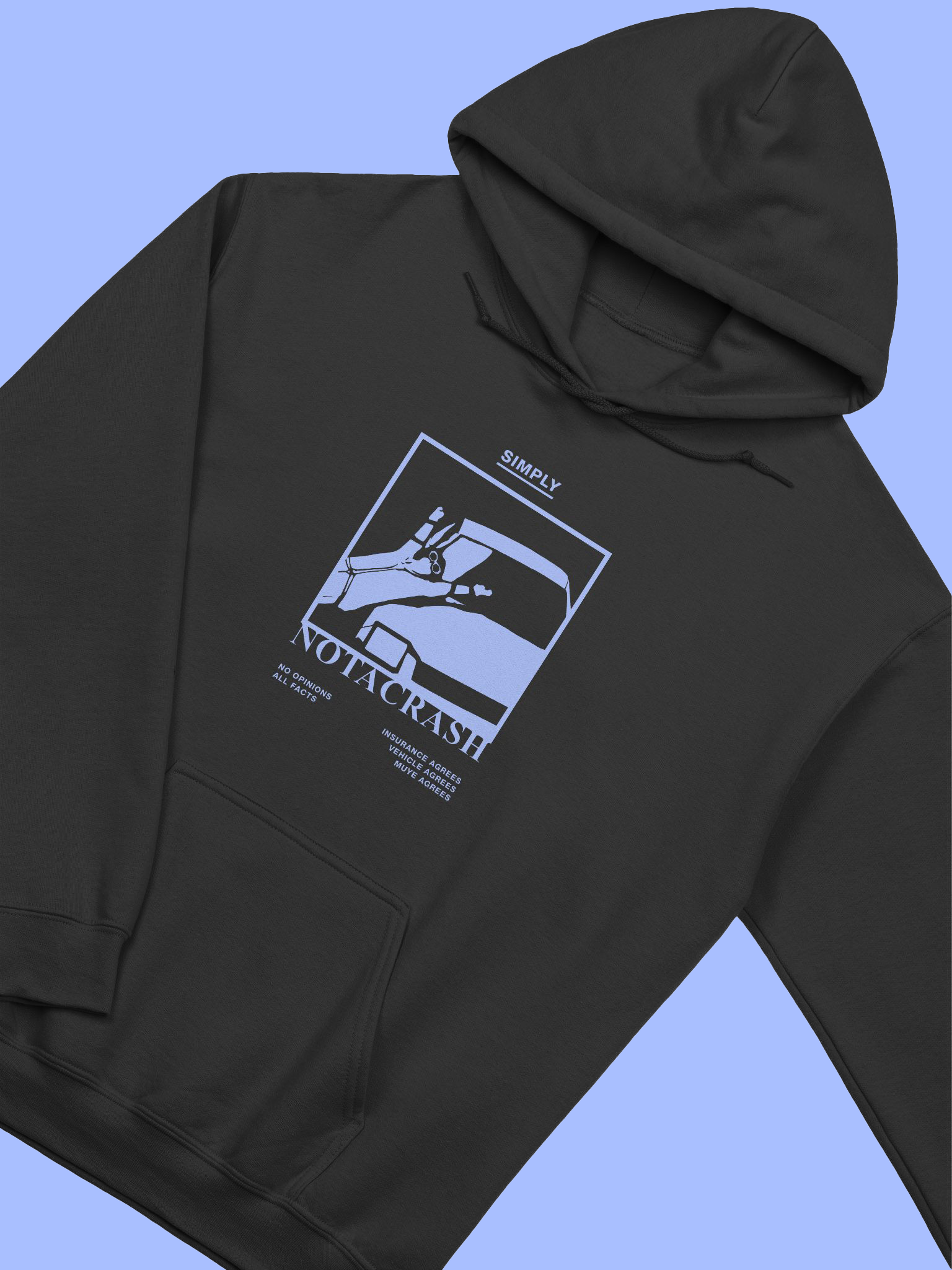 AUTHENTIC series - crash mood hoodie/3colors(