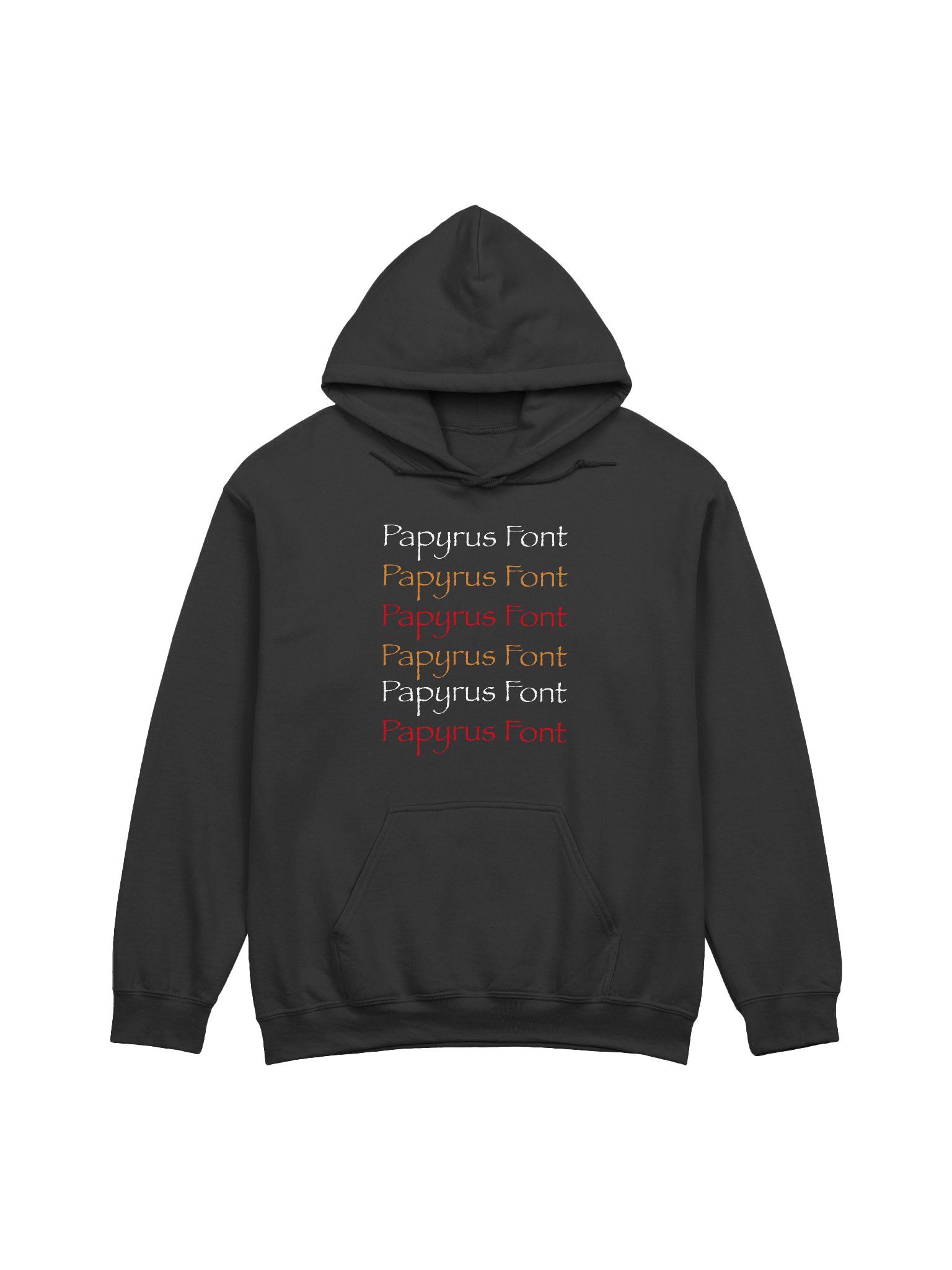 Papyrus Font Hoodie Natalie Tran