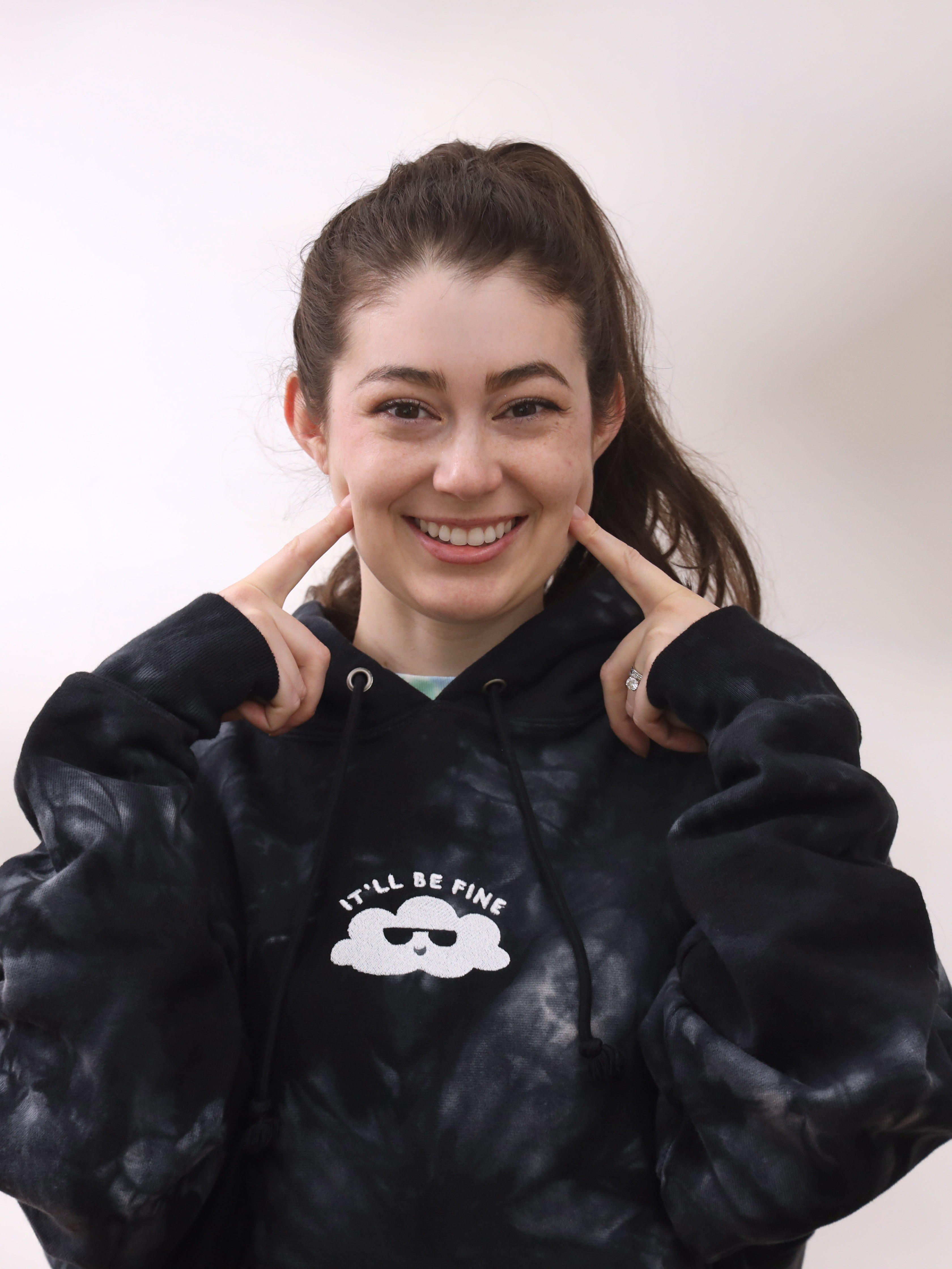 It'll Be Fine Tie Dye Hoodie (embroidered) | Shop Evan & Katelyn