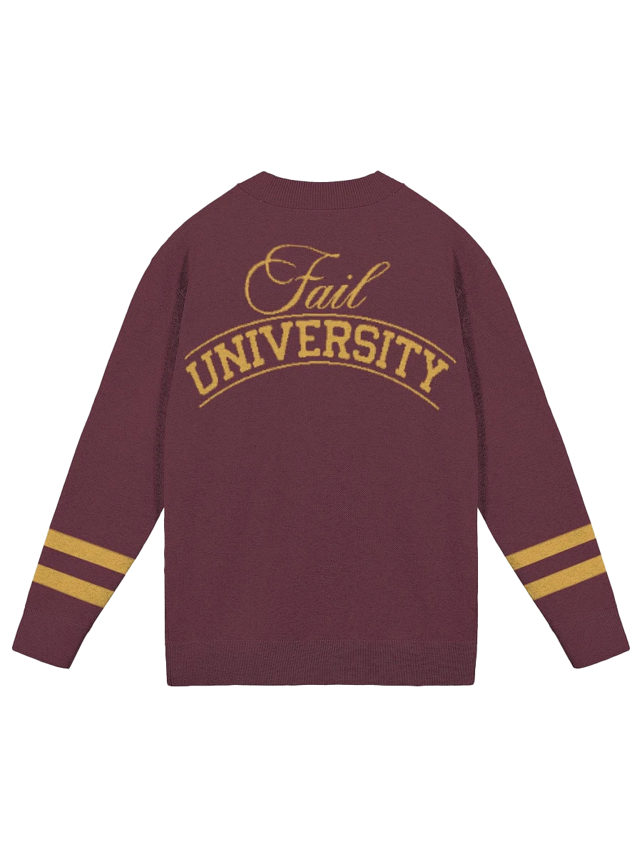 Fail University Cardigan | Shop Evan & Katelyn
