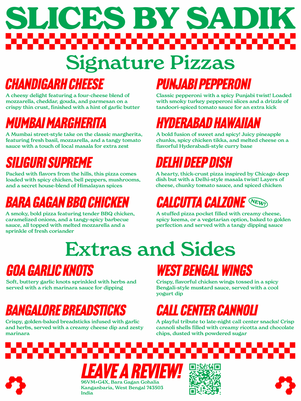 Slices By Sadik Menu [Download]