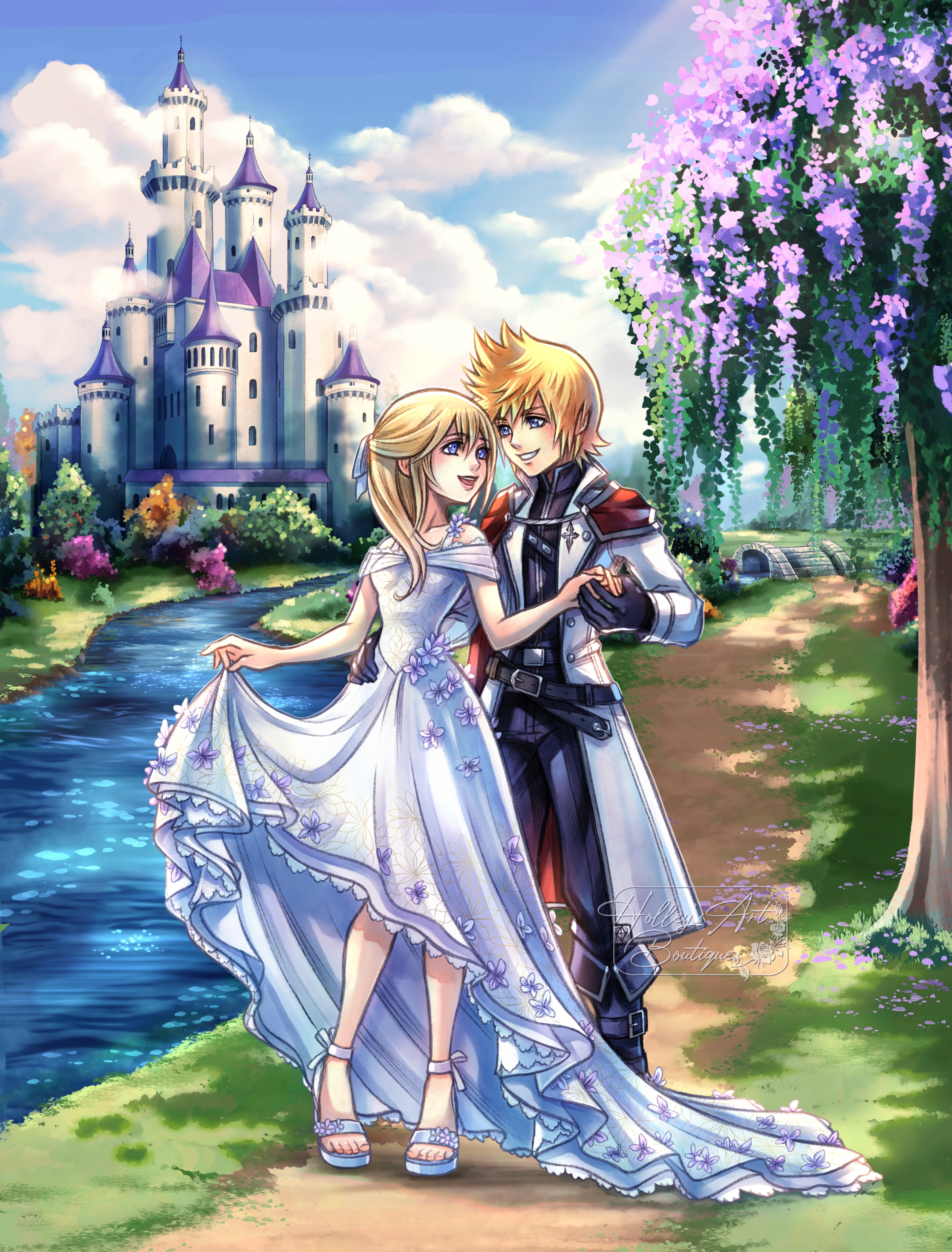 Fairytale Roxas and Namine 