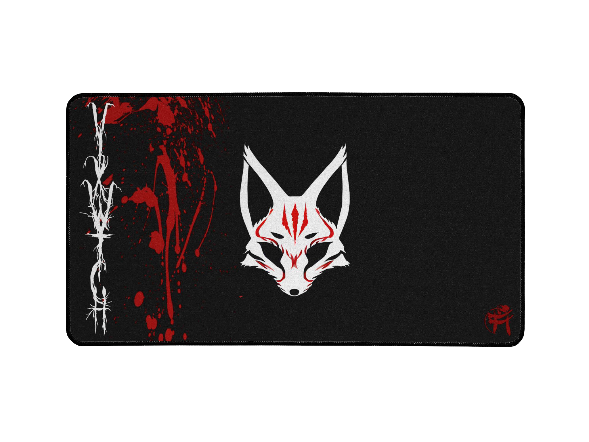 vixwytch-fox-mask-metal-desk-mat-12-x-22-vixwytch-at-sufferware